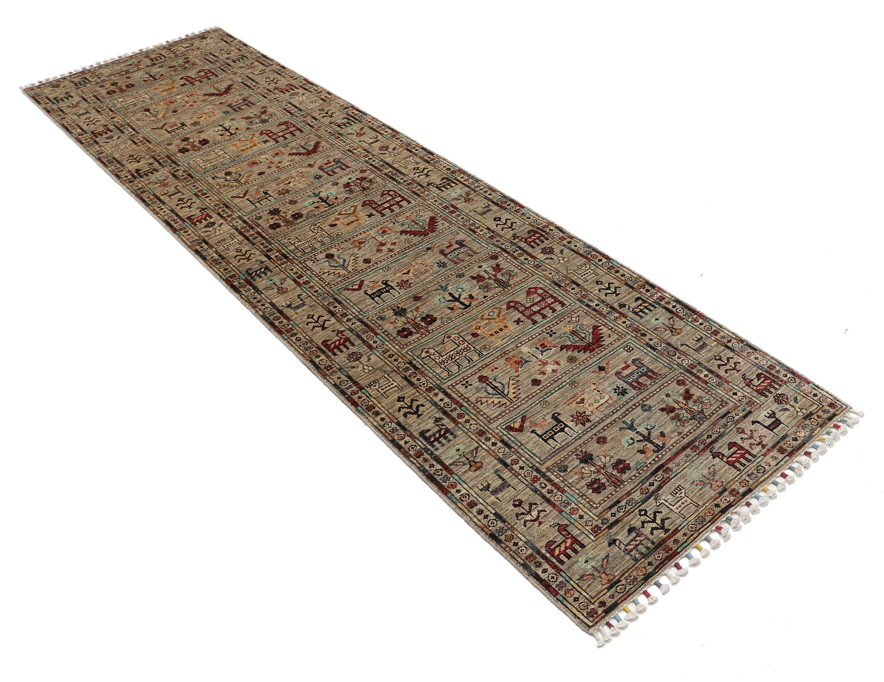 Carpet Avenue Teppich Ziegler Shabargan 310x81, Läufer, Höhe: 7 mm