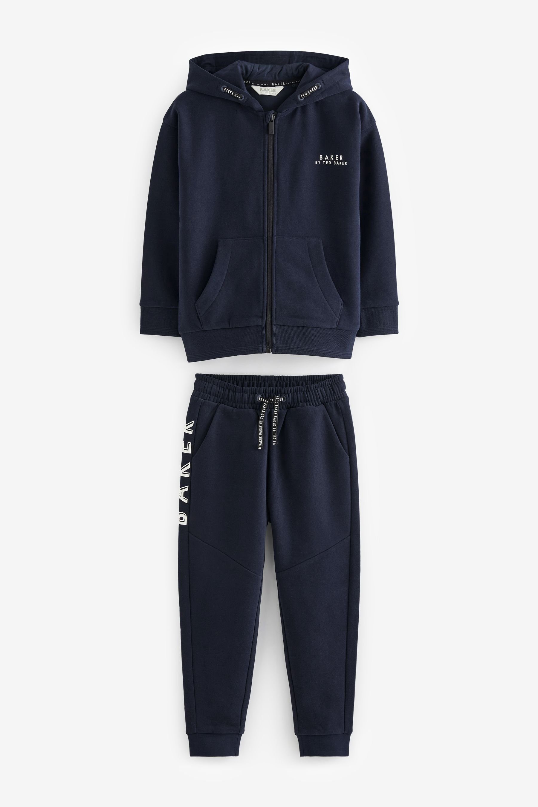 Baker by Ted Baker Sweatanzug Baker by Ted Baker Jogginganzug mit Kapuzenjacke (2-tlg) Navy