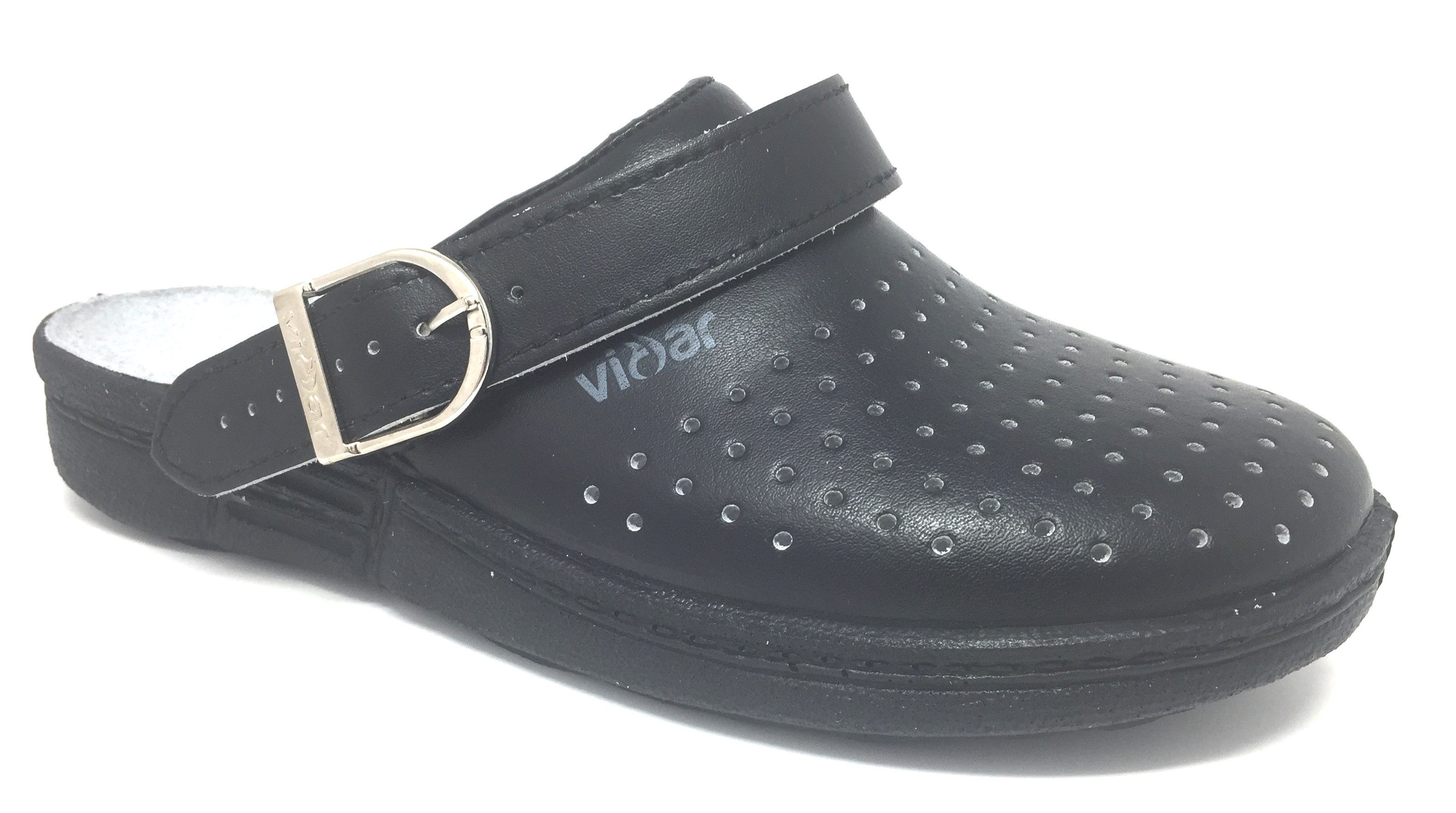 VIDAR Berufsclogs schwarz perforiert sehr leicht Berufsschuh federleicht