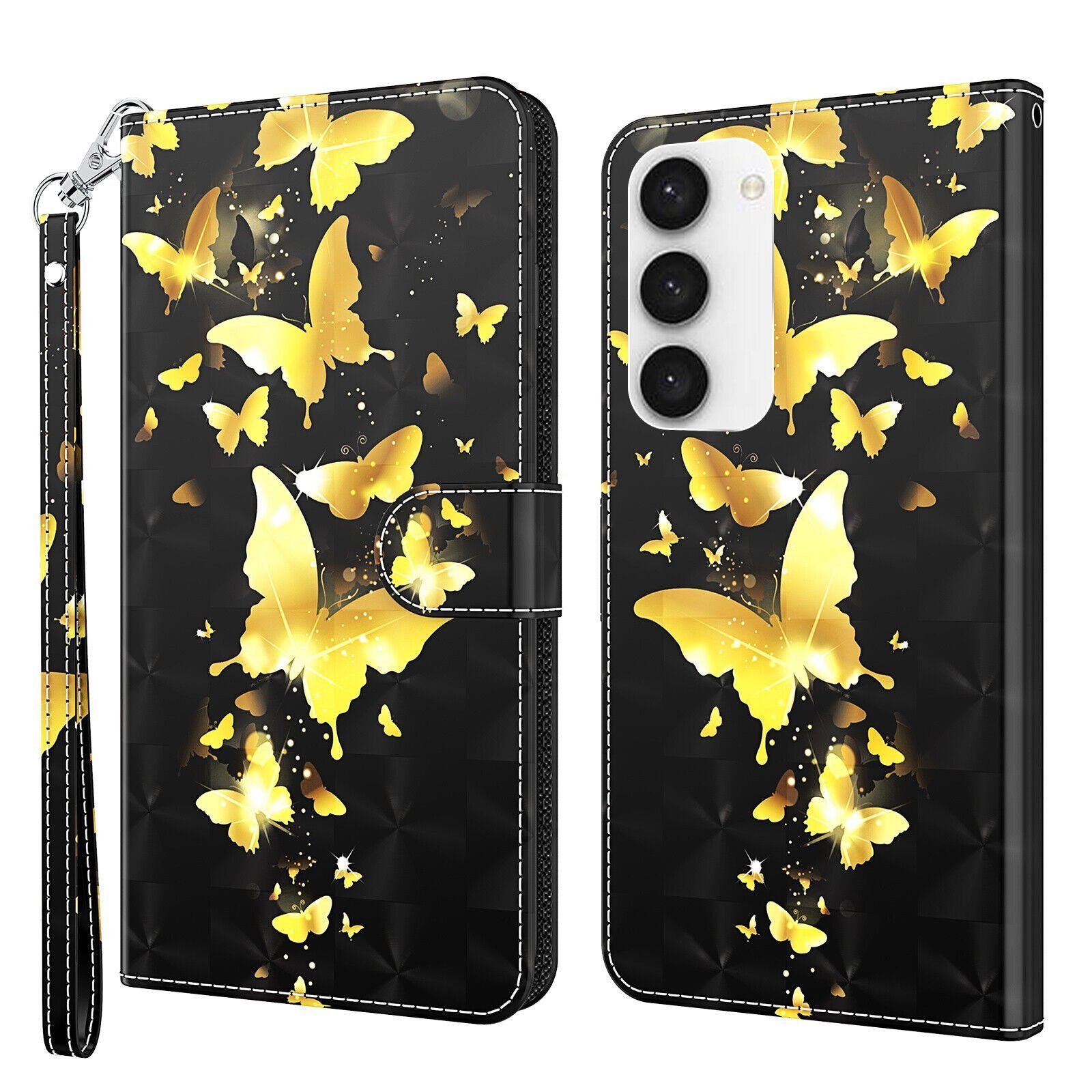 Handytasche Hülle für Samsung Galaxy S23 / S23+ Klapphülle aus PU Leder