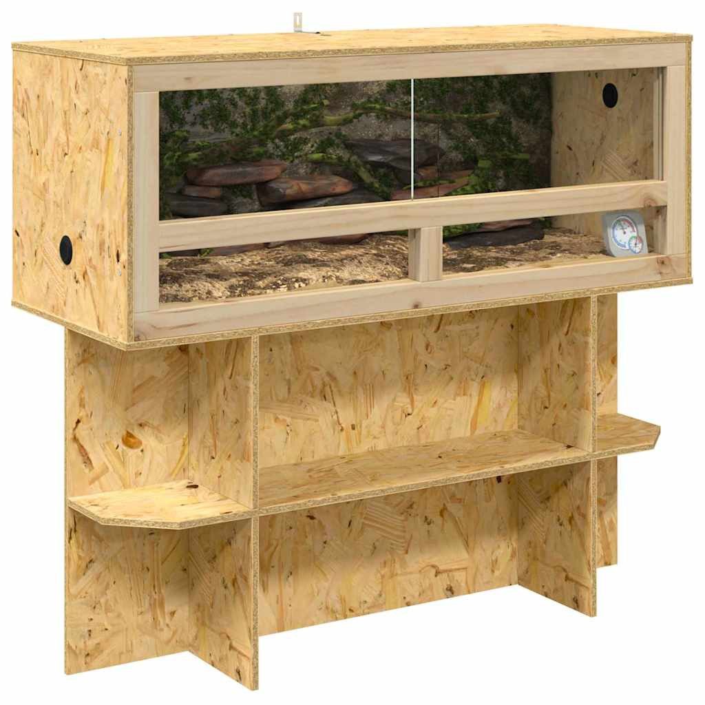 vidaXL Terrarium Terrarium Braun 100 x 40 x 90 cm OSB