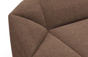 Sofa Dreams Ecksofa Designer Strukturstoff Sofa Cabrera L Form kurz Stoff Couch, Loungesofa