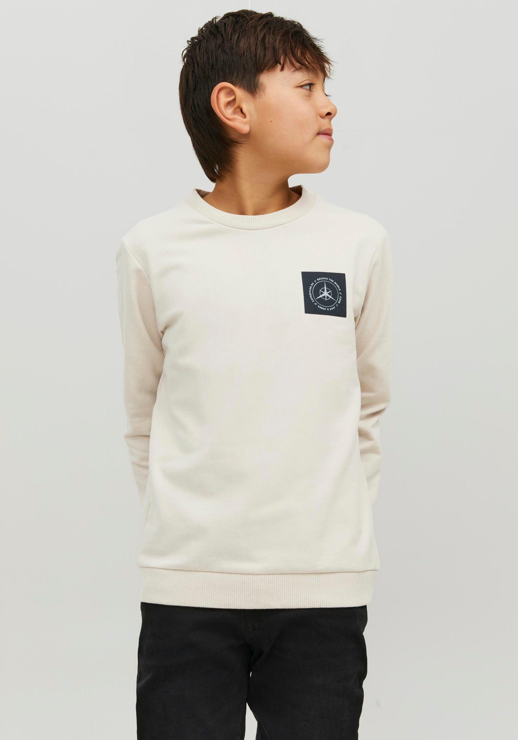 Jack & Jones Junior Sweater JCOFILO SWEAT CREW NECK SN JNR Moonbeam