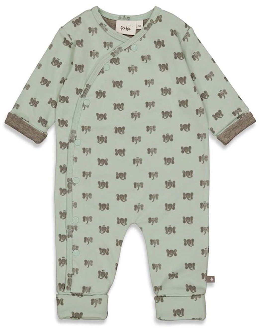 (1 minze Strampelanzug Baby Feetje Elefa Schlafanzug tlg) Pyjama Krempelfuß Feetje Strampler