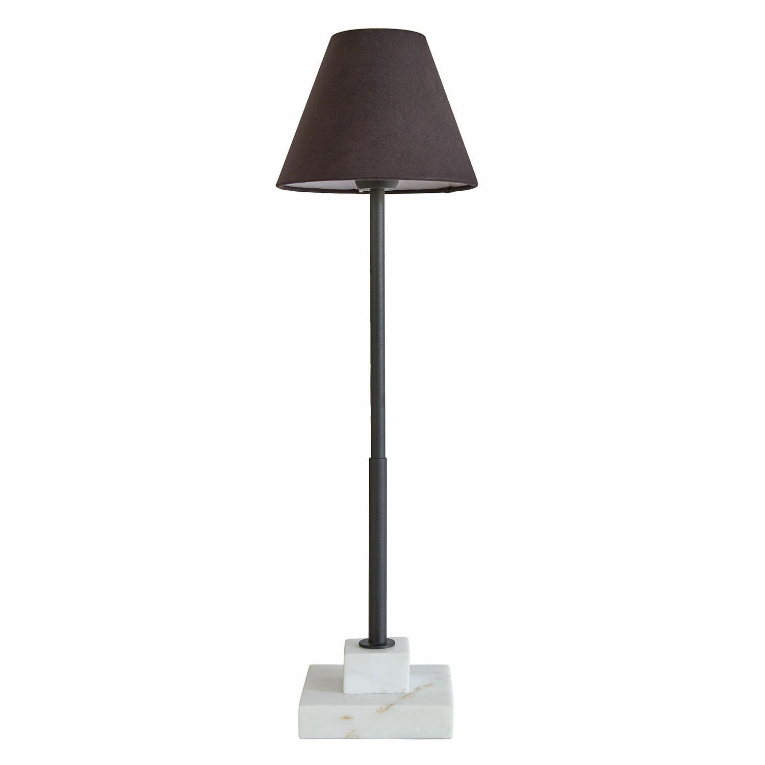 Mirabeau Tischleuchte Tischlampe Orvienne schwarz/weiß günstig online kaufen