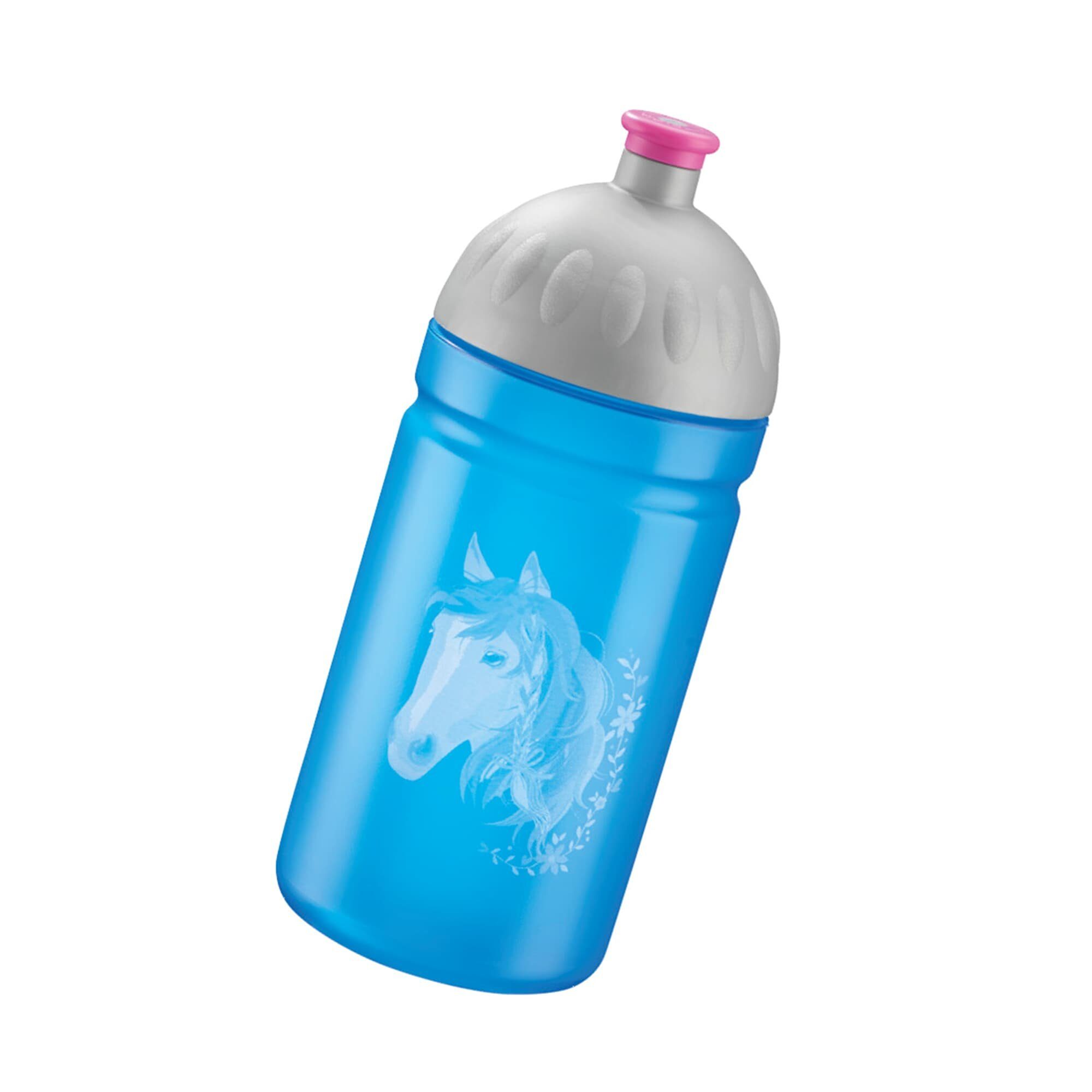 Step by Step Trinkflasche 0,5 Blau und Kindergarten für l, Schule Horse Lima