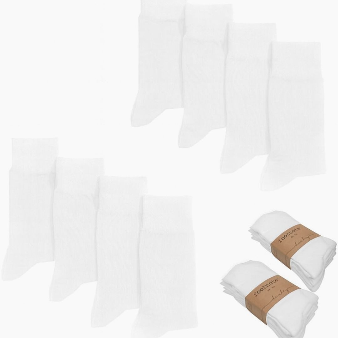 FOOTNOTE Komfortsocken (8-Paar) 73% Bambus-Viskose, langlebig, atmungsaktiv, antibakteriell