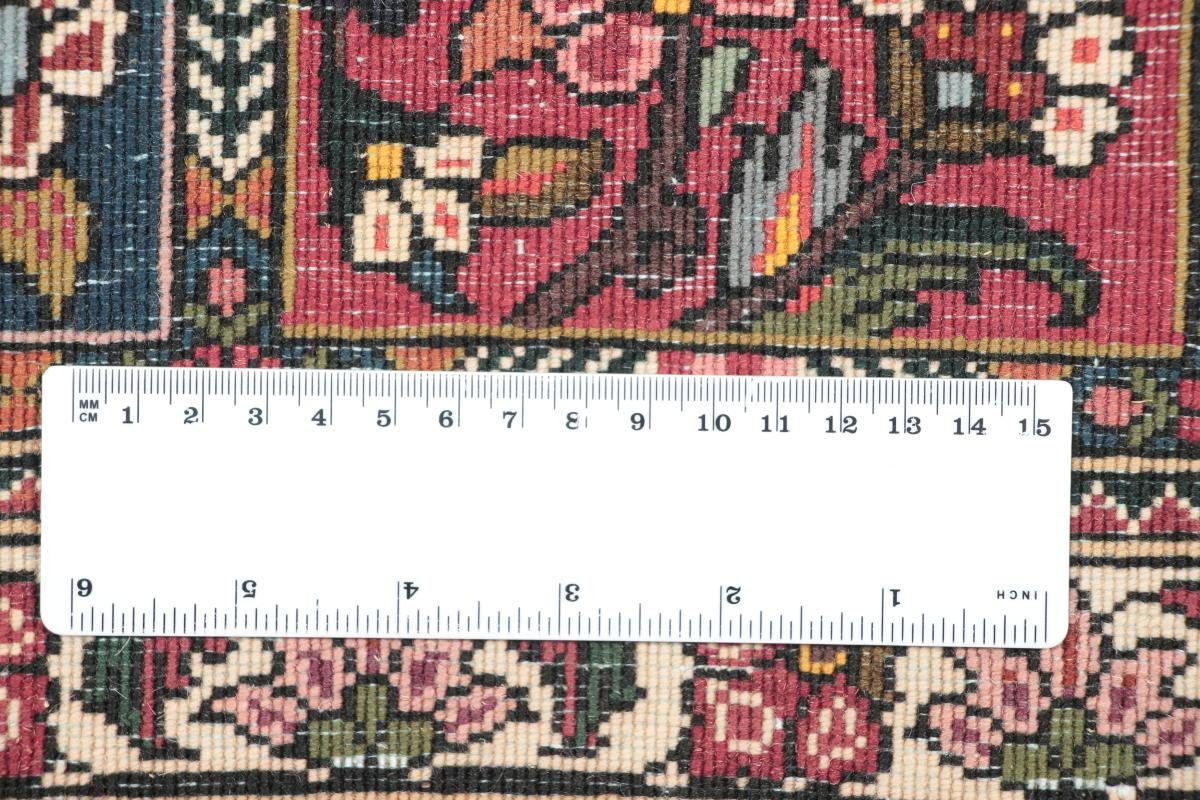 mm 12 Orientteppich Trading, 65x106 / Höhe: Orientteppich Nain Perserteppich, Handgeknüpfter rechteckig, Bakhtiar