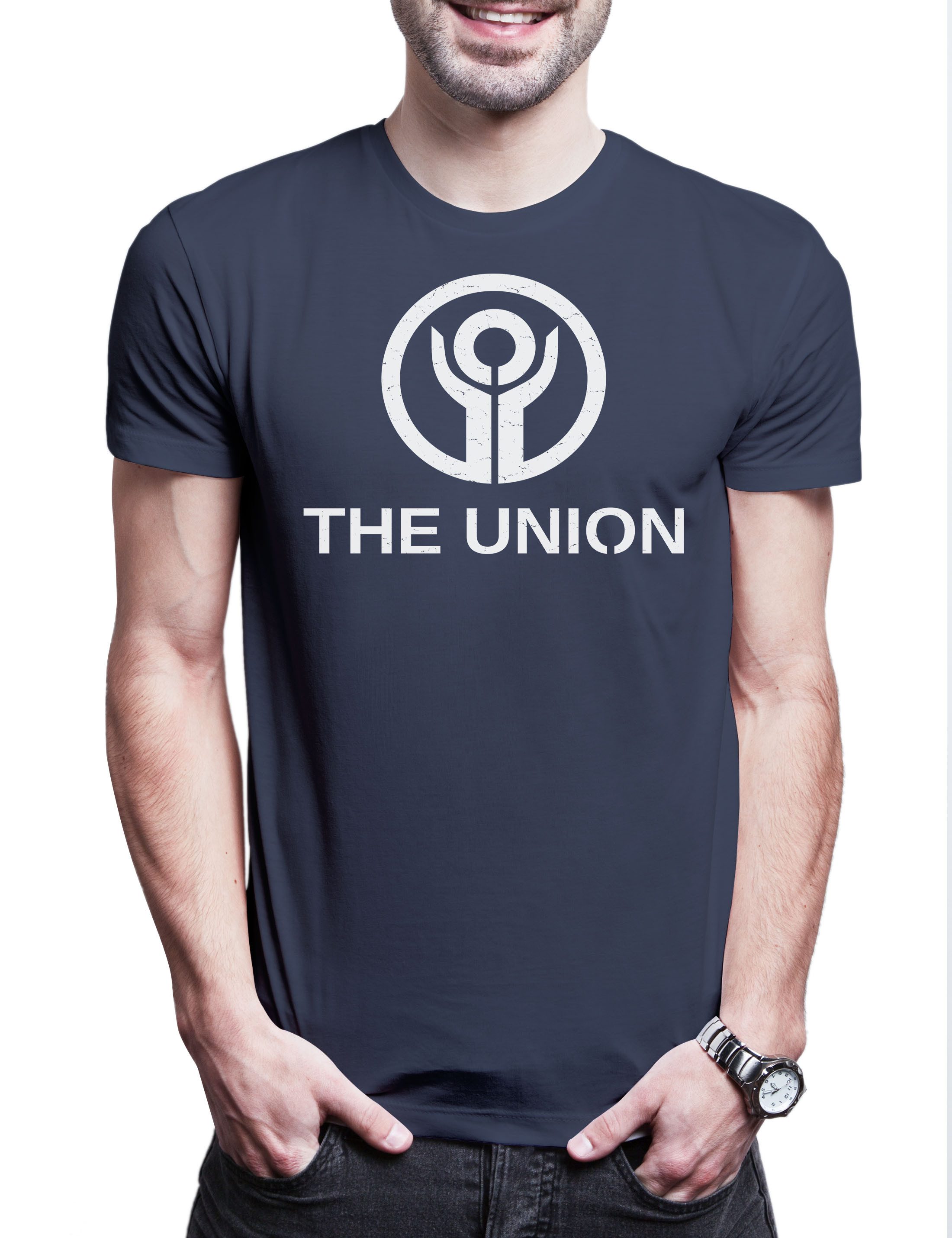 Print-Shirt The Union B Herren T-Shirt Cyberpunk Film Repo Sci-Fi Men Movie Logo