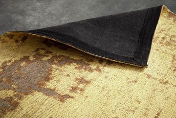 Teppich MODERN ART XXL 350x240cm rostbraun, riess-ambiente, rechteckig, Höhe: 10 mm, Vintage · im Used-Look · im Shabby Chic-Design · Wohnzimmer
