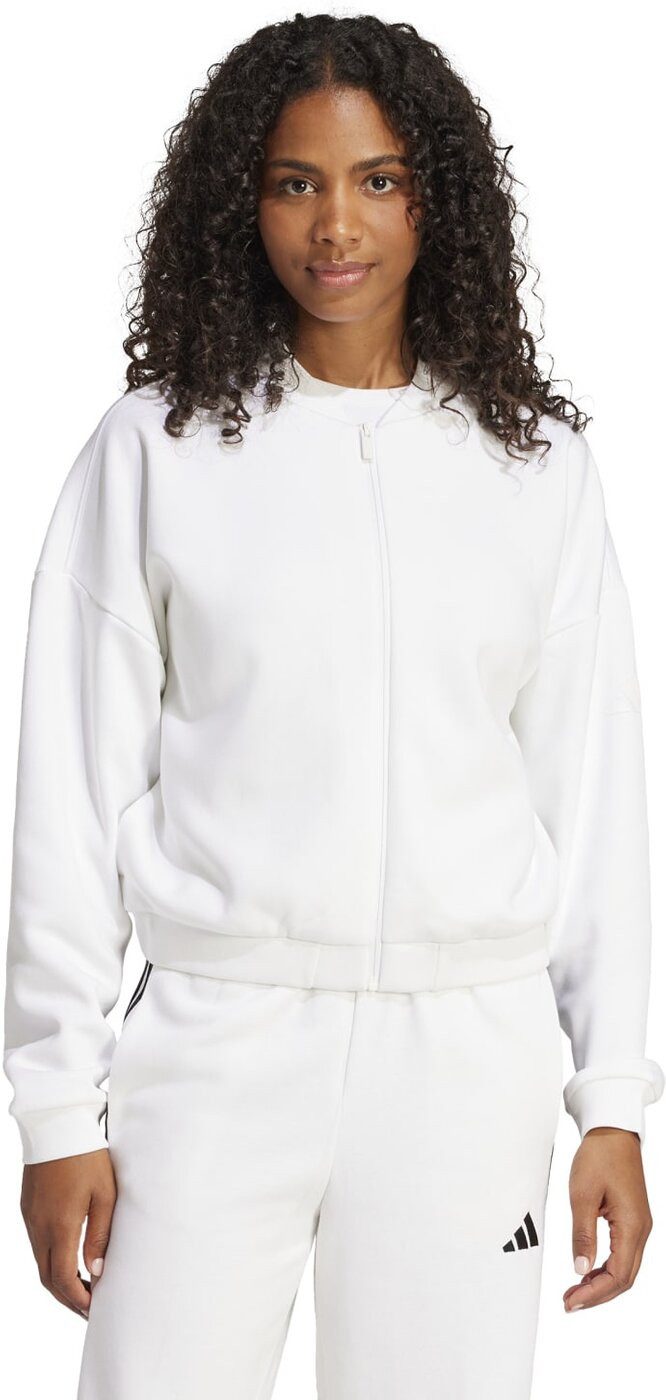 adidas Sportswear Sweatjacke W SL+ FL BOMBER WHITE günstig online kaufen