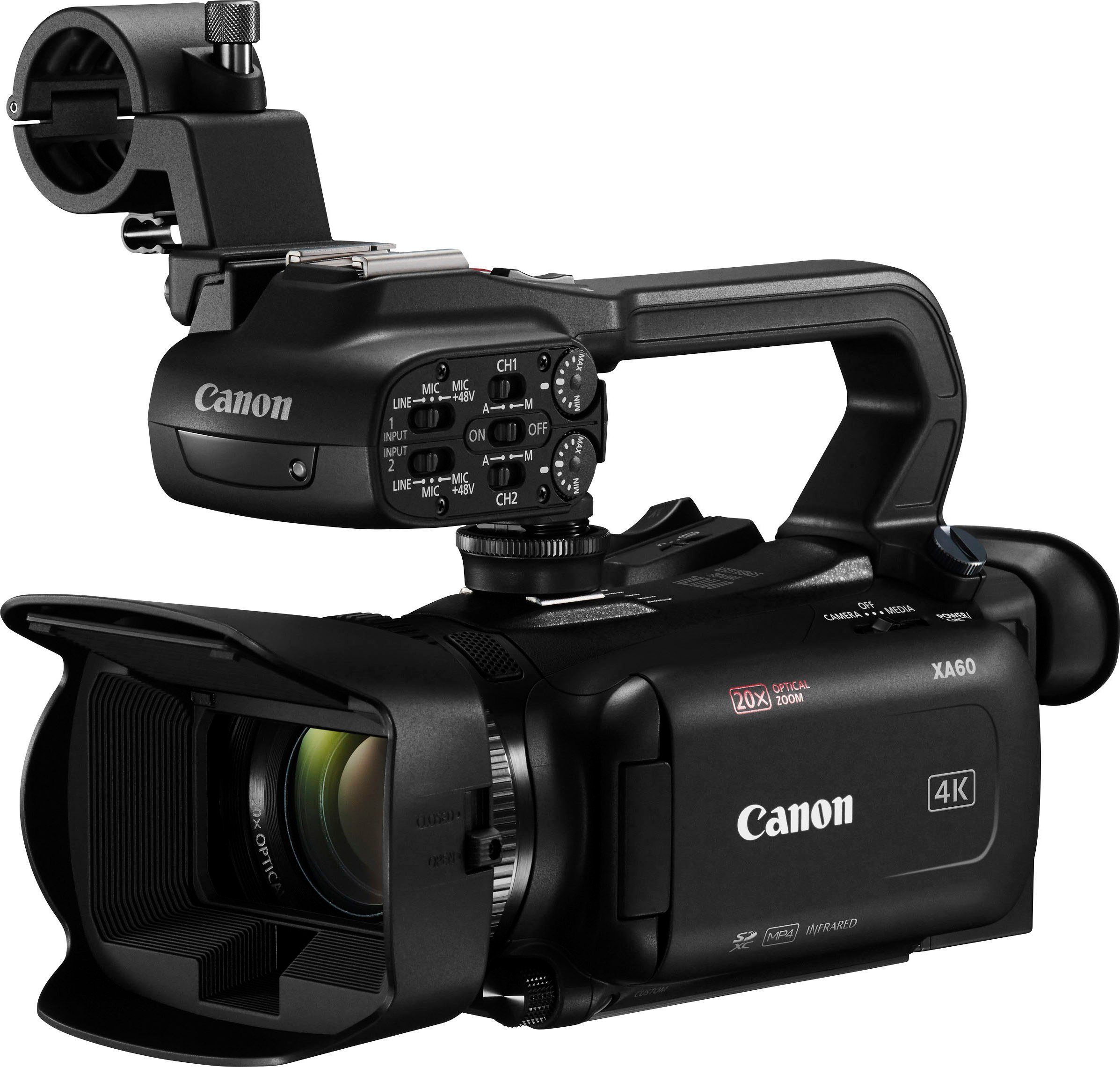 Canon XA-60 Camcorder (4K Ultra HD, 20x opt. Zoom)