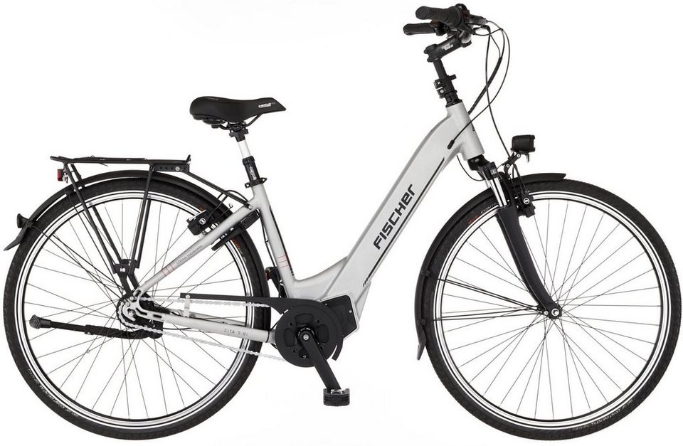 FISCHER Fahrrad E-Bike CITA 5.0i - Sondermodell 504 44, 7 Gang Shimano  NEXUS Schaltwerk, Mittelmotor, 504 Wh Akku, Reifen mit Pannenschutz