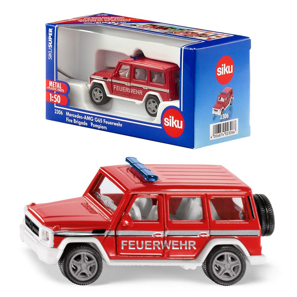 SIEPER Modellauto siku Mercedes-AMG G65 Feuerwehr 1:50