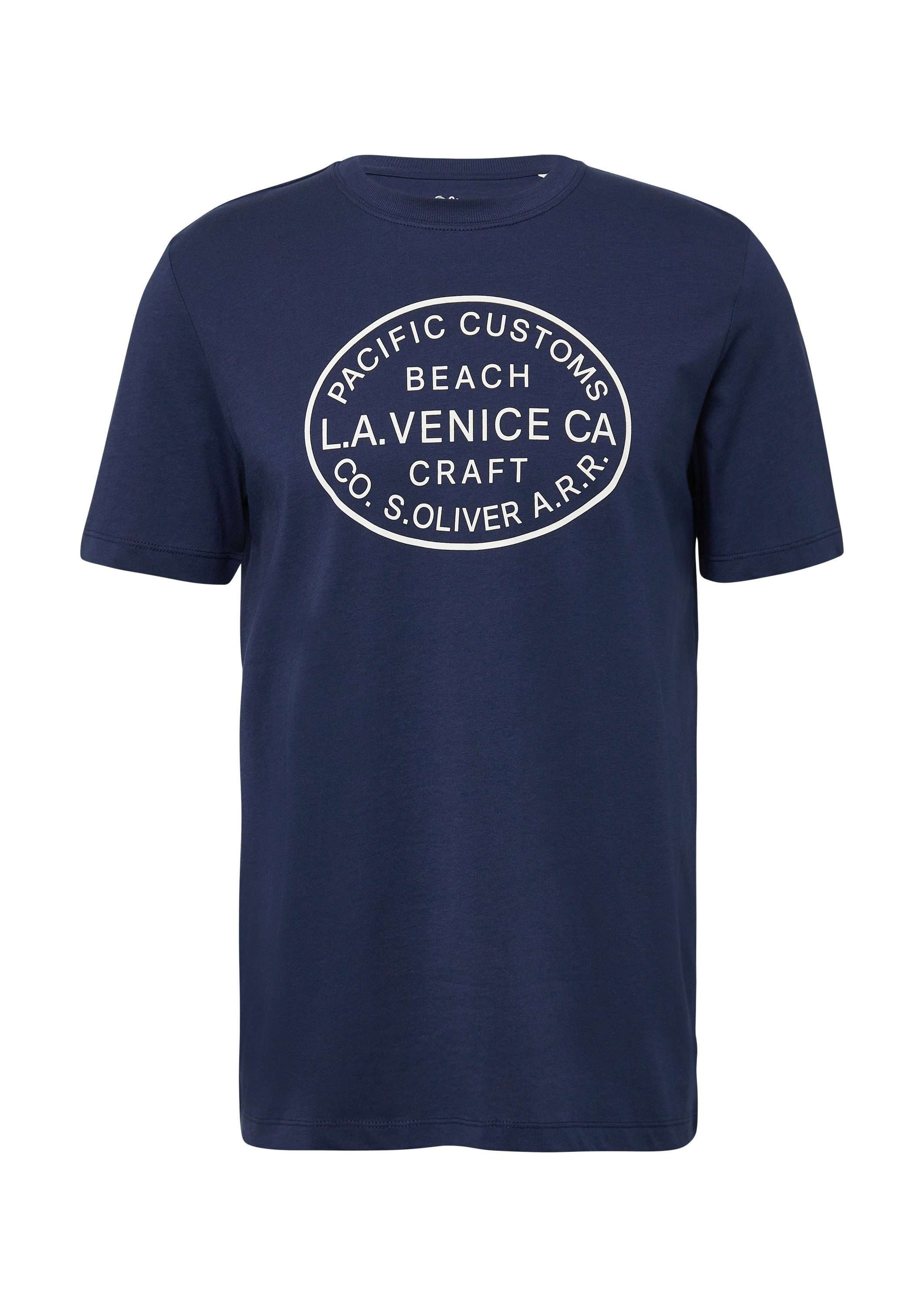 s.Oliver Kurzarmshirt T-Shirt T-Shirt mit Crew günstig online kaufen