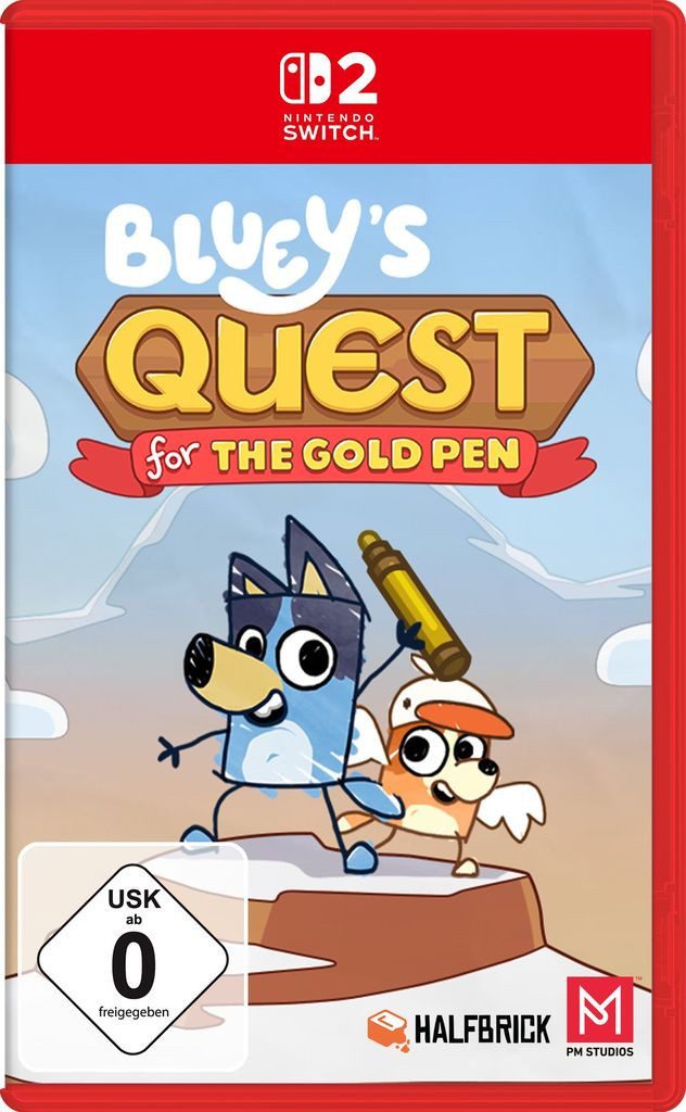 Bluey's Quests for the Gold Pen (Softwarekarte), Nintendo Switch 2