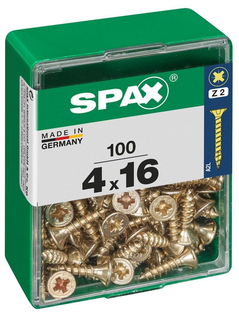 - Holzbauschraube 100 Spax PZ 2 4.0 Universalschrauben x mm 16 SPAX