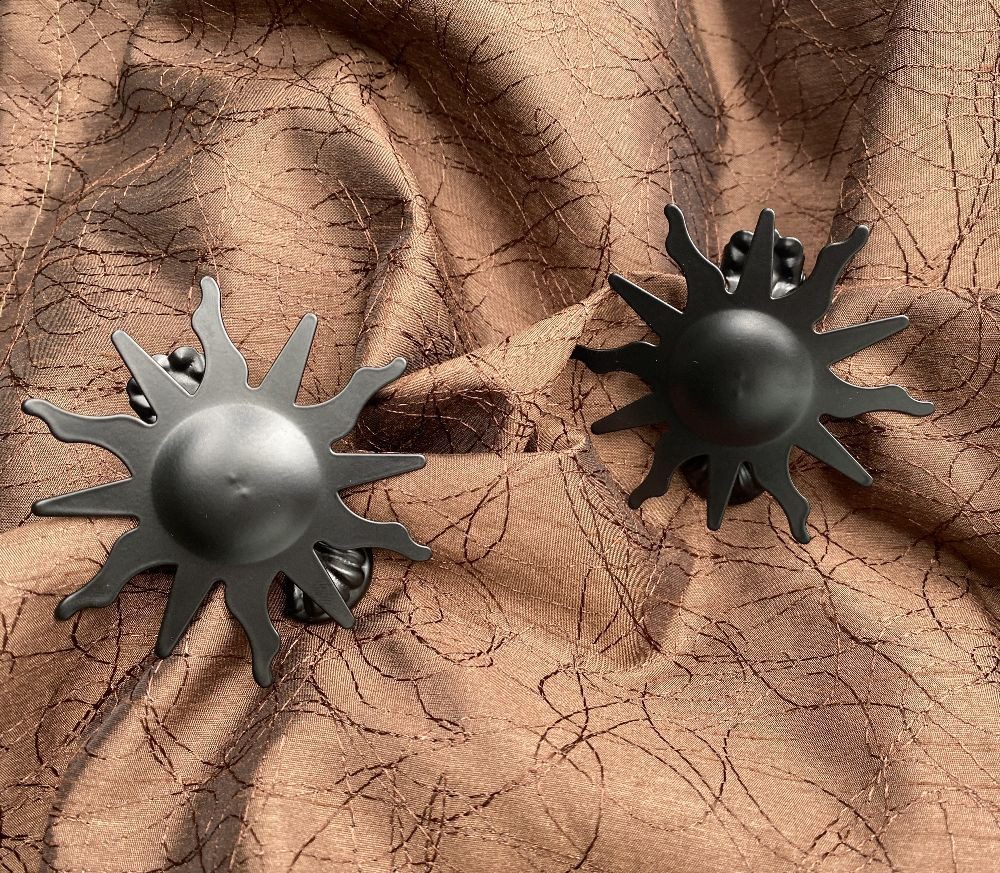 DécoProfi Dekoklammer Donauklammer Motiv Sonne, für Gardinen, Vorhänge, Dek günstig online kaufen