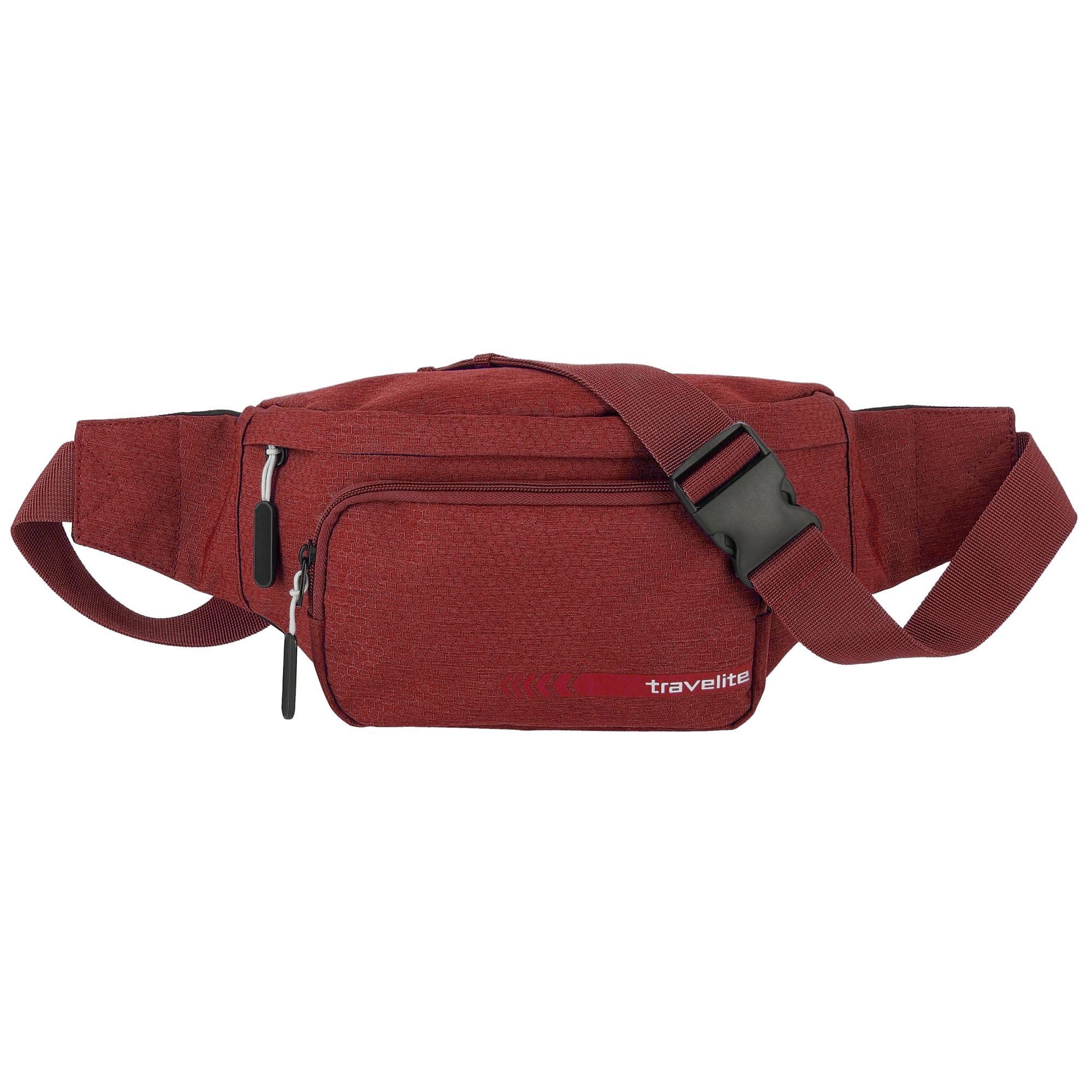 Kick Off, Gürteltasche travelite rot Polyester