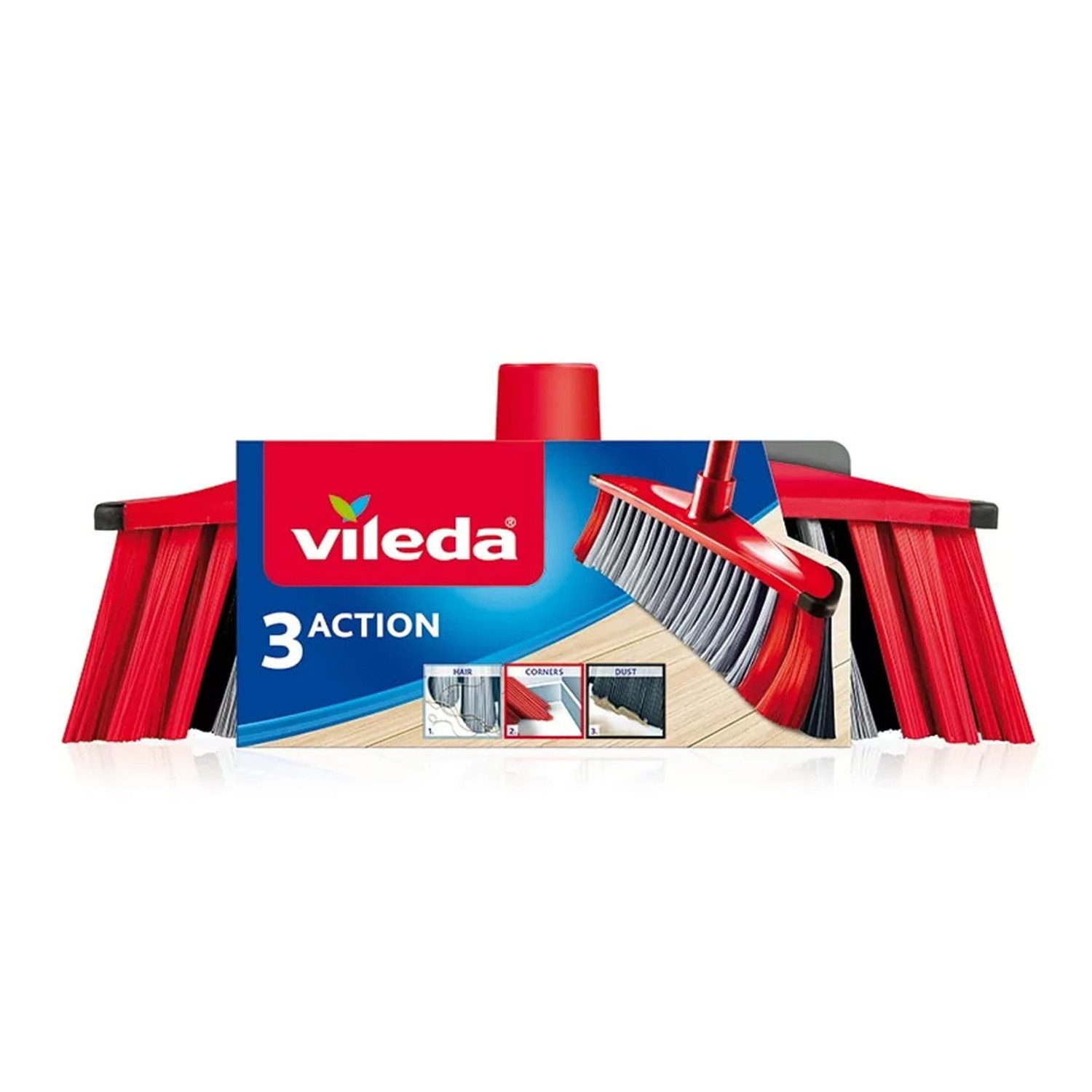 Vileda Bürste, Zubehör für Vileda 3-Action, Besenaufsatz 3-Action Staubbürste