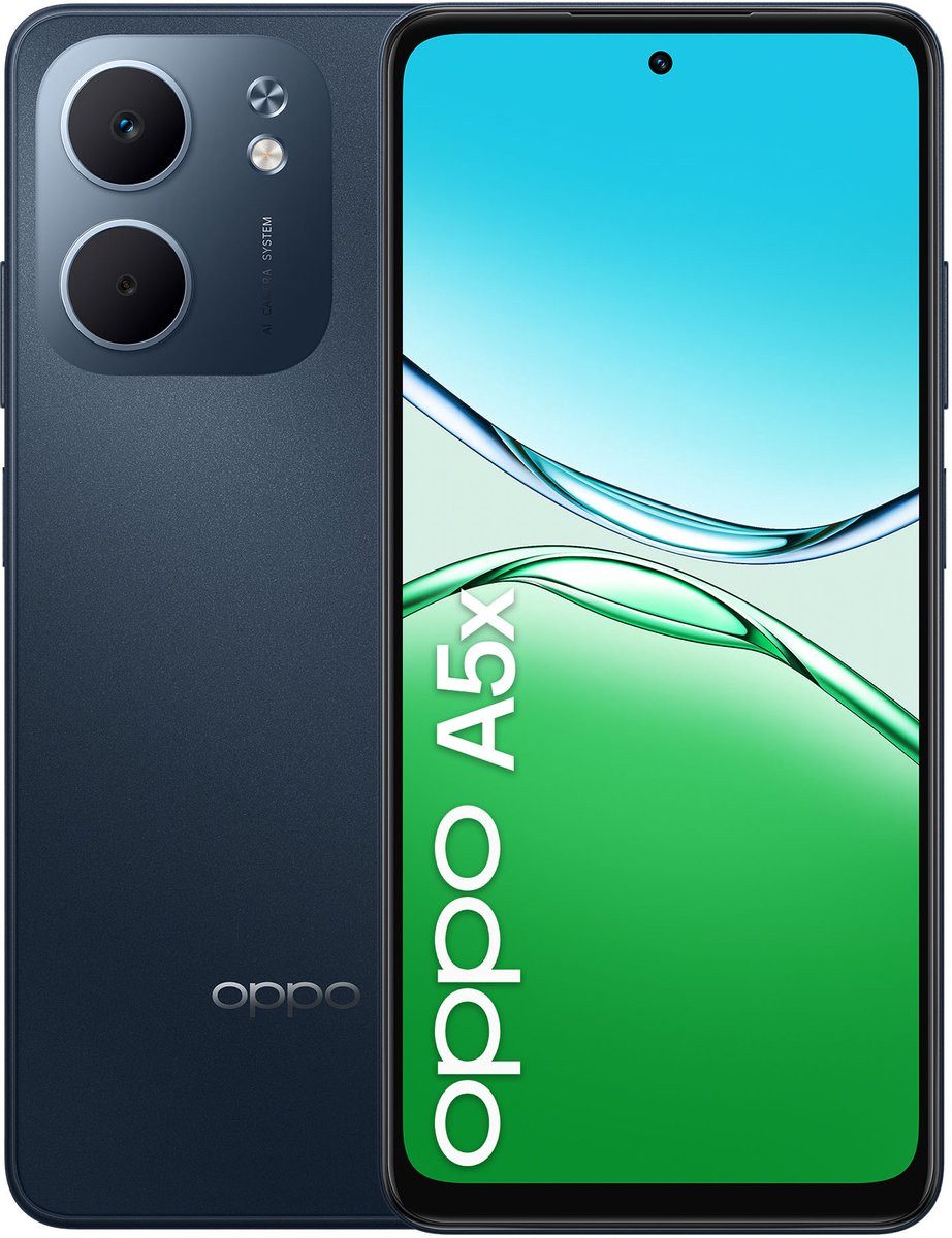 Oppo A5X 4G 4GB 128GB Black Blue Smartphone
