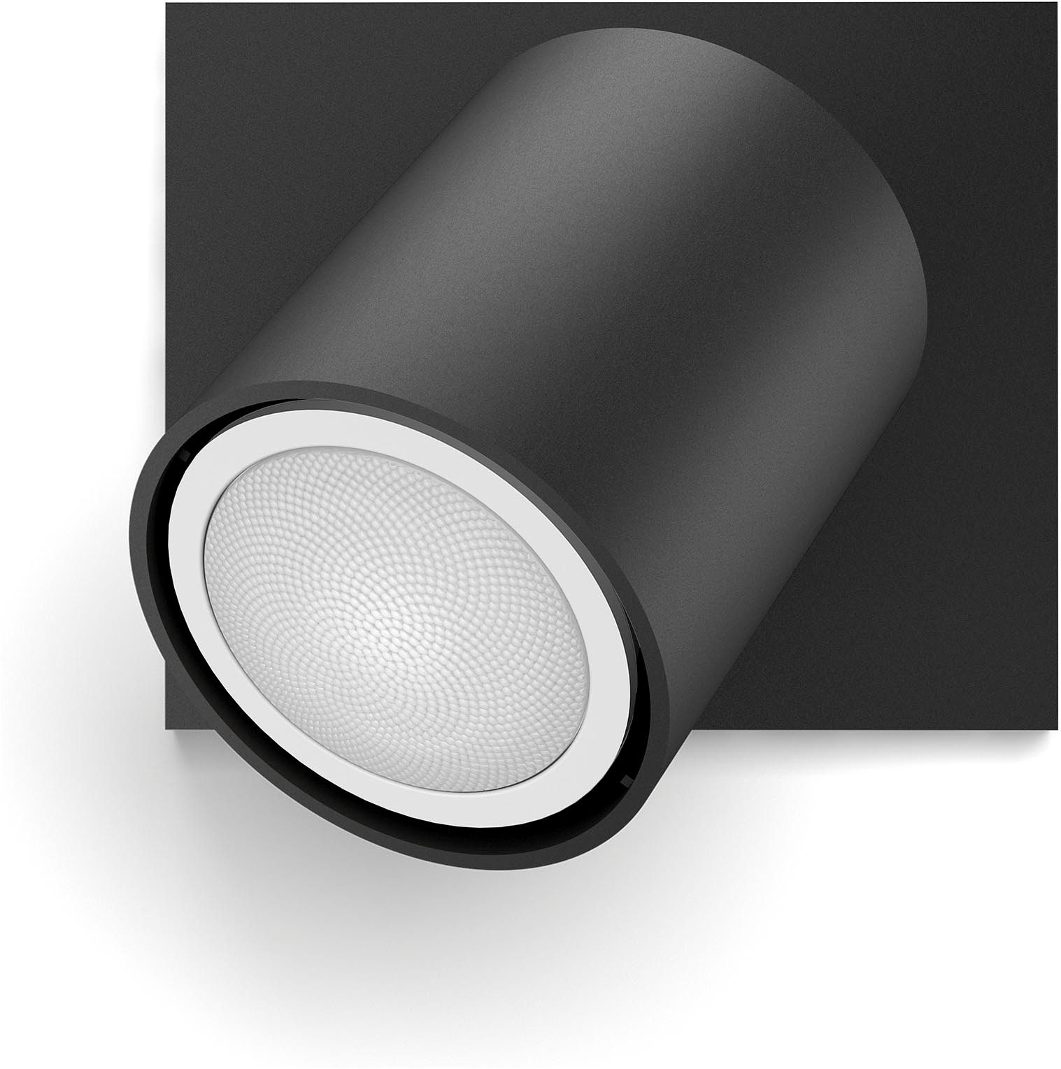 Philips Hue LED Deckenspot White Ambiance Runner 1er Aufbauspot, Abschaltautomatik, Bluetooth, CCT - über Fernbedienung, Dimmfunktion, Einschlafhilfe, Farbsteuerung, Farbwechsel, Memory, nach Trennung vom Netz, Nachtlichtfunktion, Smart Home, Timerfunktion, Weckerfunktion, dimmbar über Fernbedienung, mehrere Helligkeitsstufen, LED wechselbar, warmweiß - kaltweiß, Steuerbar per App und Stimme, Smart Home fähig, Weißtöne einstellbar