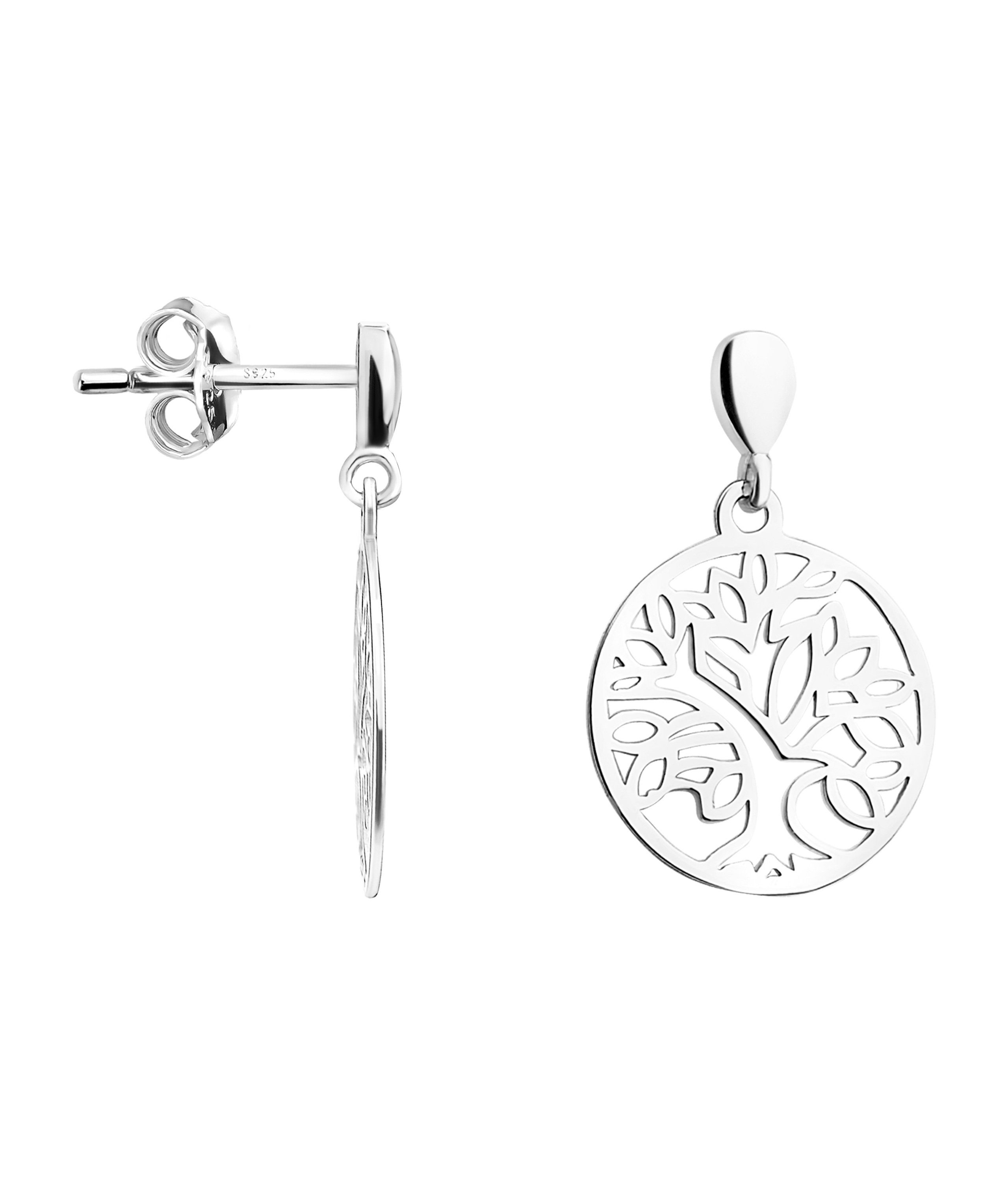 Milani Schmuck Ohrstecker Baum des Paar 925 Lebens, Sofia Damen Silber