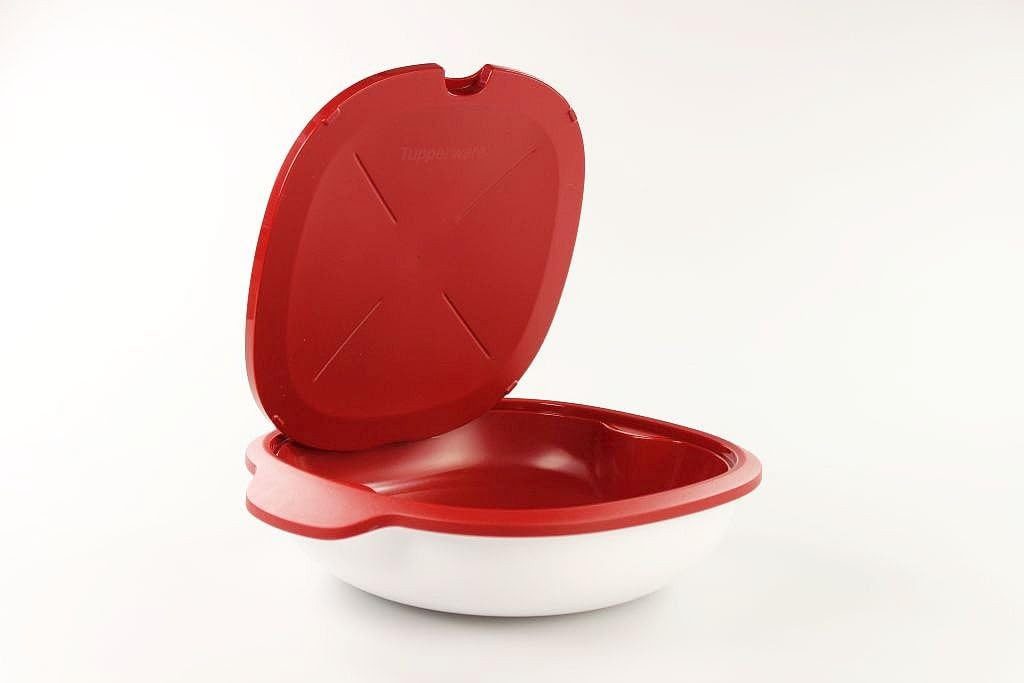 TUPPERWARE Servierschale Tupperware Thermo Duo Warmie Tups 1,4l rot