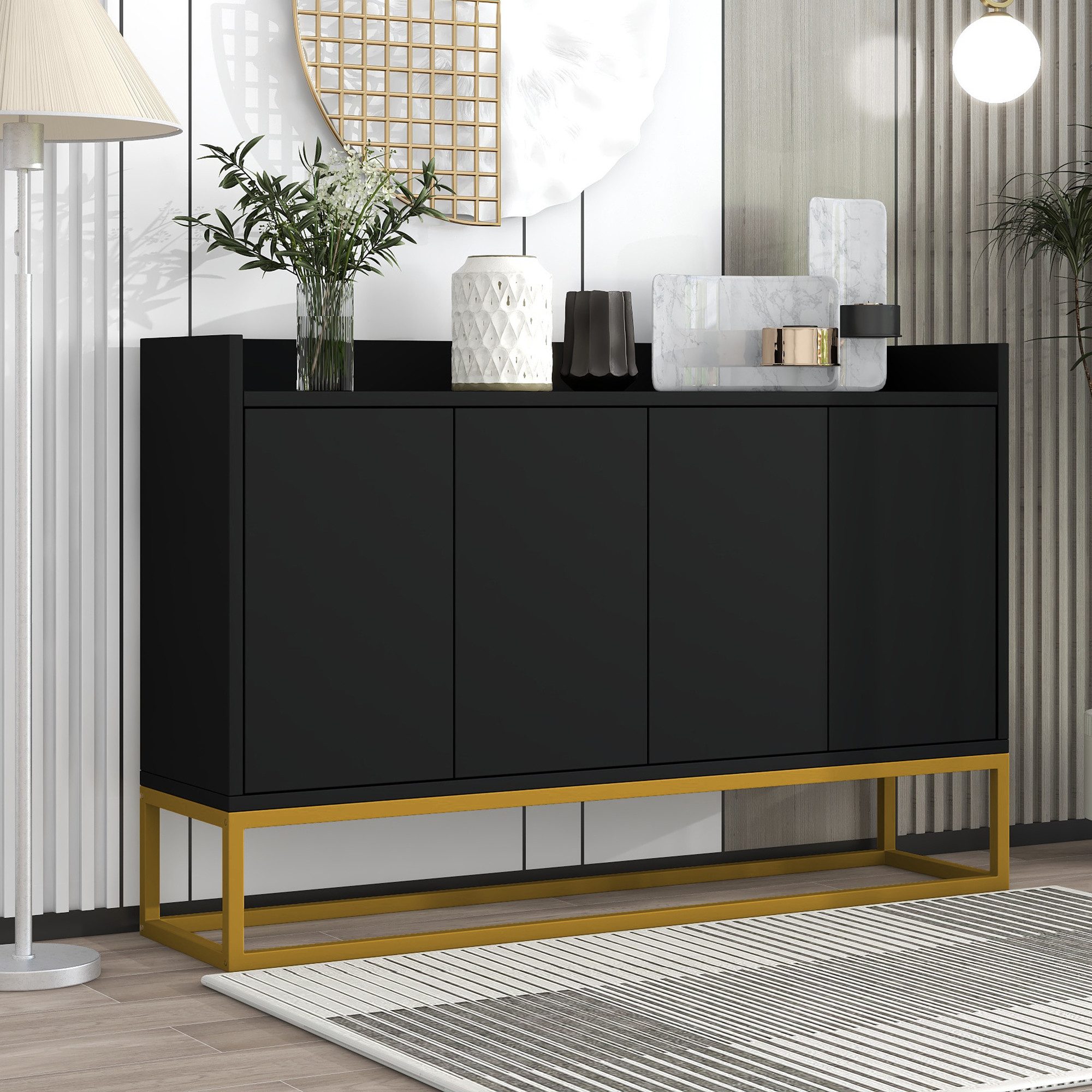 Furnishings Home Sideboard Anrichte Schrank Buffetschrank günstig online kaufen