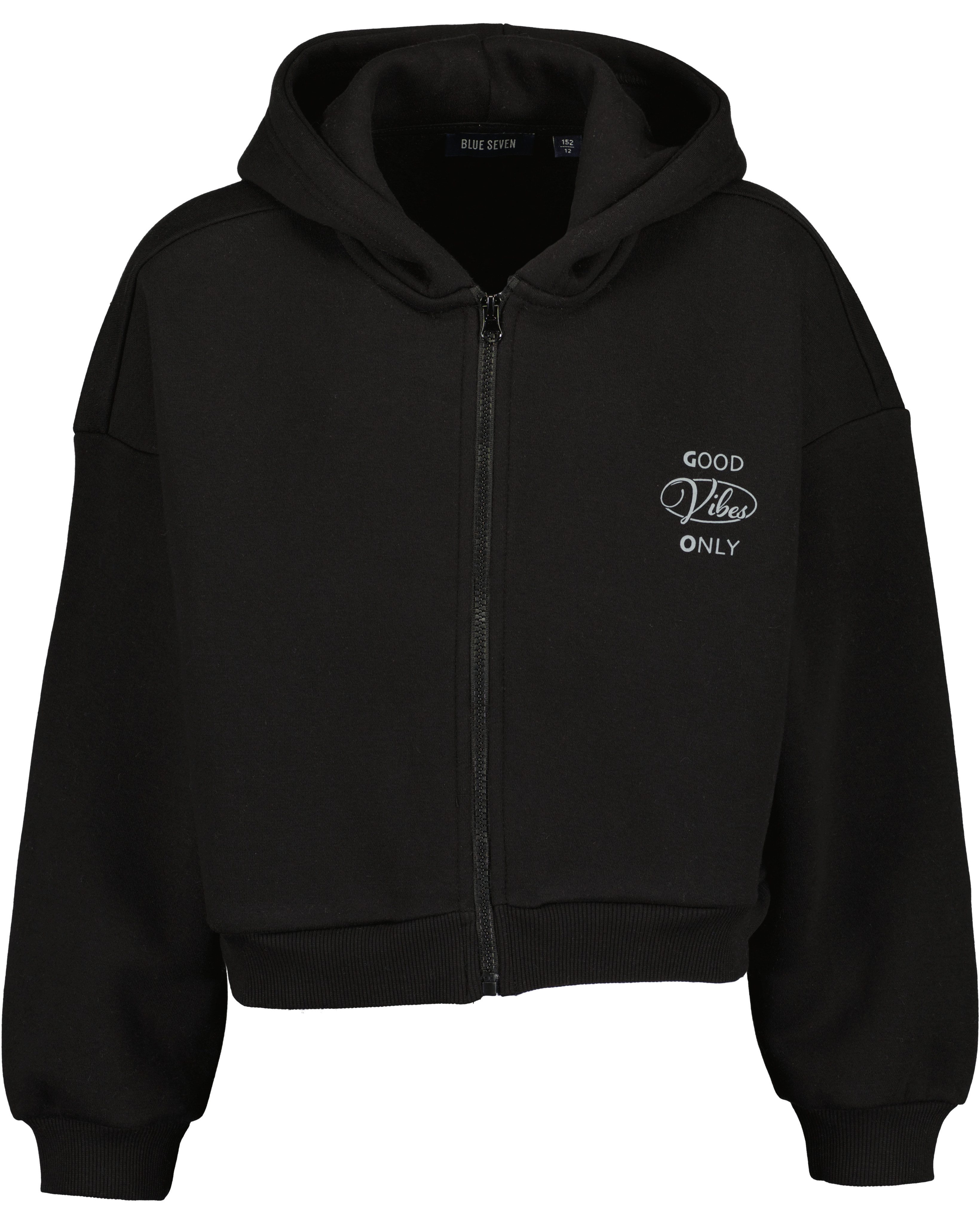 Blue Seven Kapuzensweatjacke mit kleinem Brustmotiv