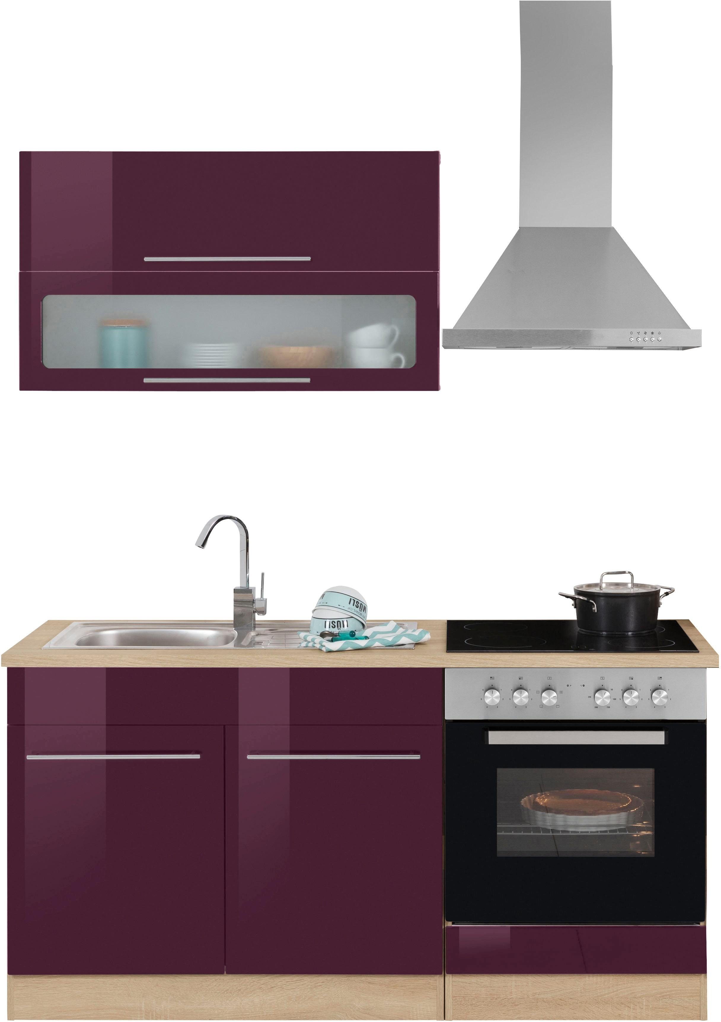 KOCHSTATION Küchenzeile KS-Eton, mit E-Geräten, Breite 160 cm günstig online kaufen