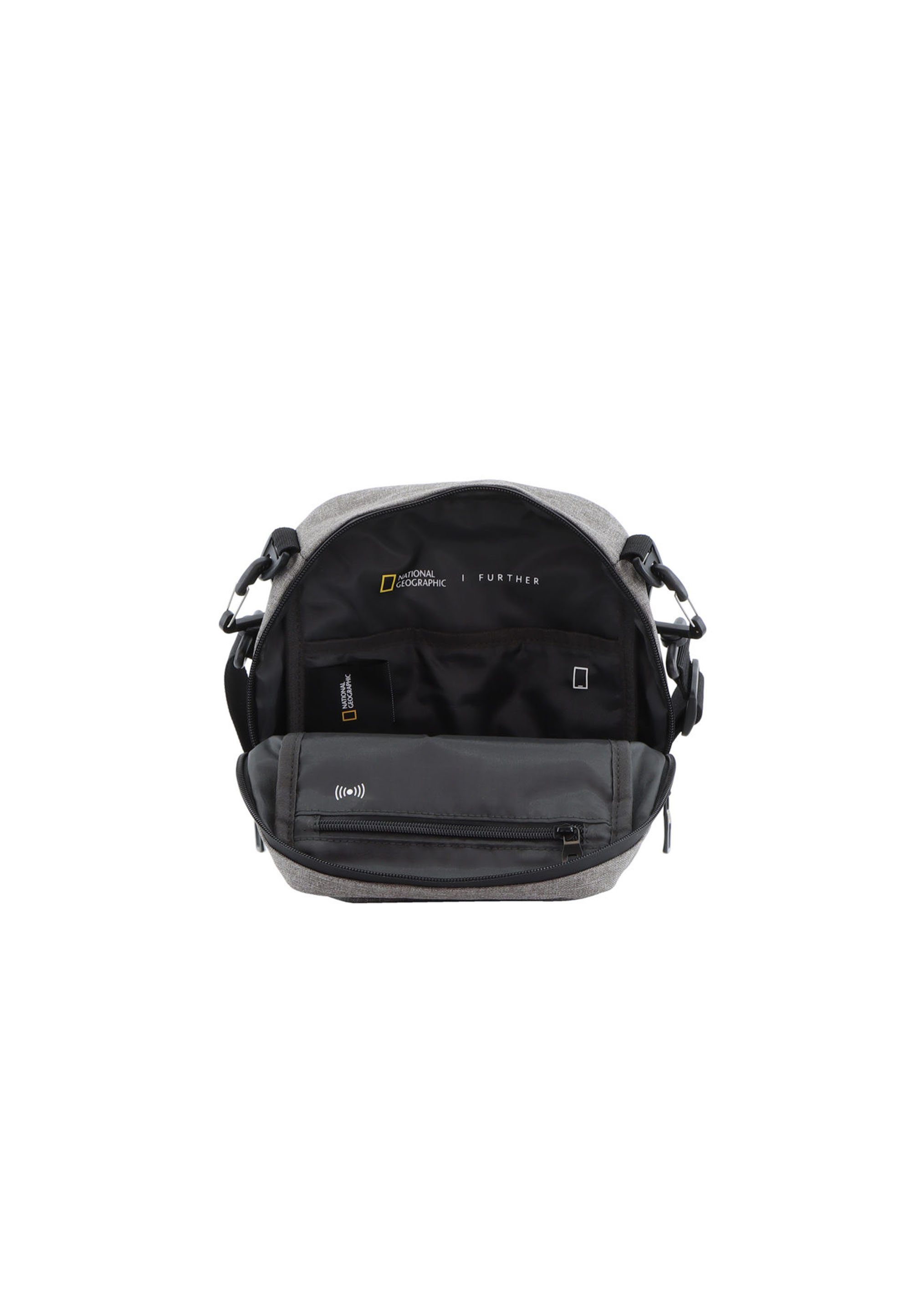 NATIONAL GEOGRAPHIC Schultertasche SHADOW, aus recycelten PET-Flaschen