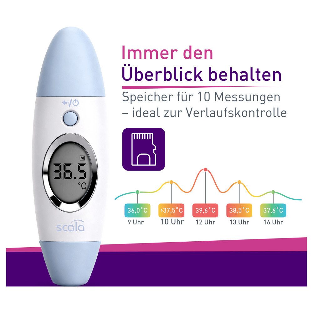 Scala Fieberthermometer Scala SC 53 Fieberthermometer Mit Fieberalarm