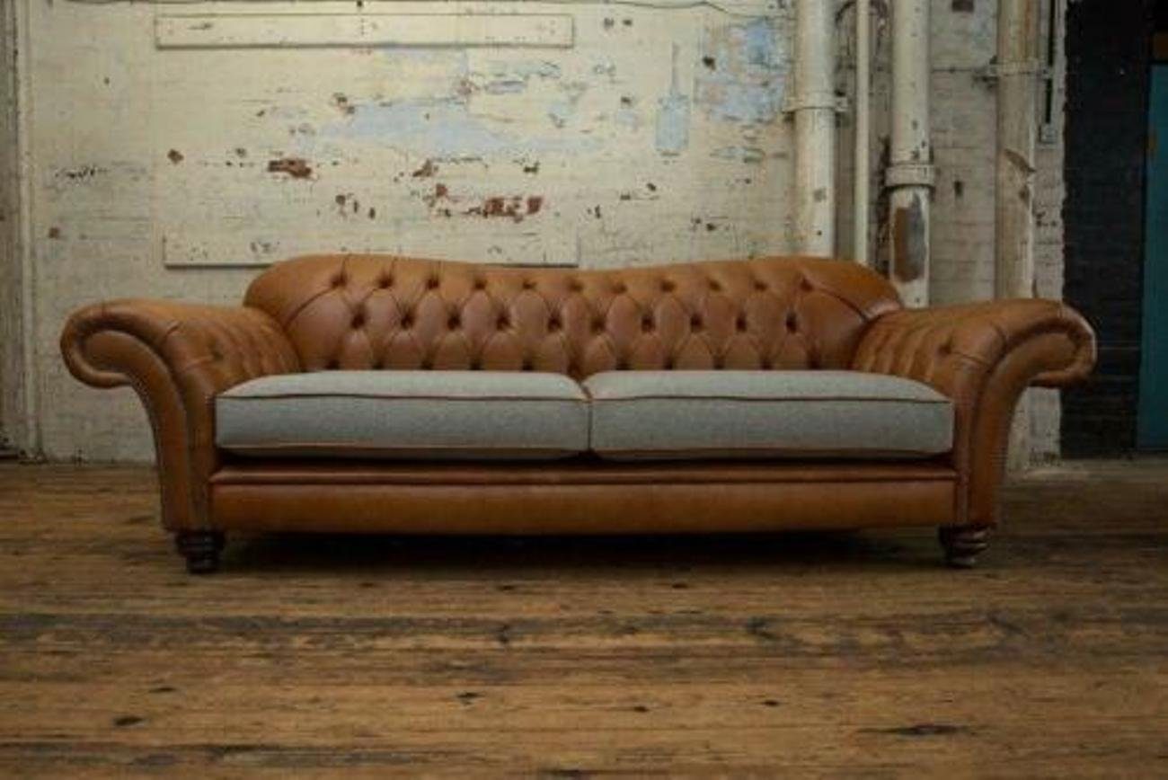 JVmoebel 3-Sitzer Chesterfield Sofa Design Luxus Polster Couch Klassische Sofa 3 Sitzer, Made in Europe