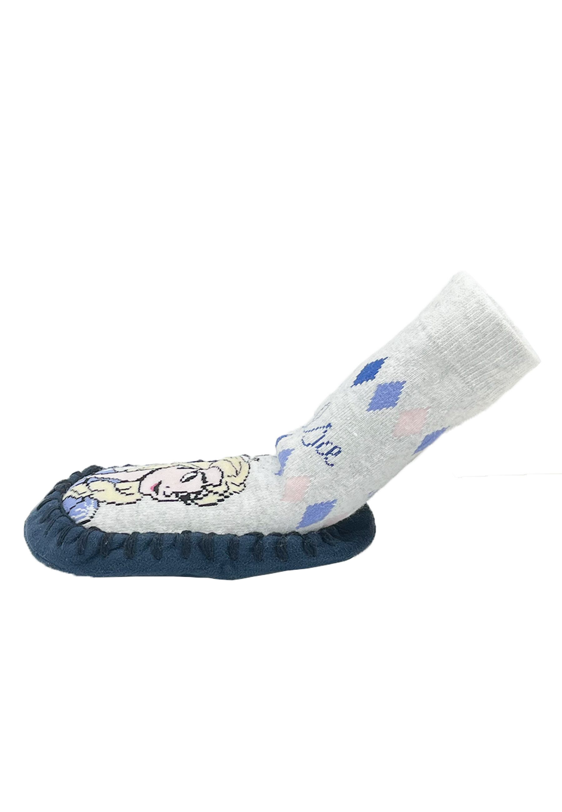 Disney Frozen Mädchen Hausschuh-Socken Stopper-Socken Hausschuh