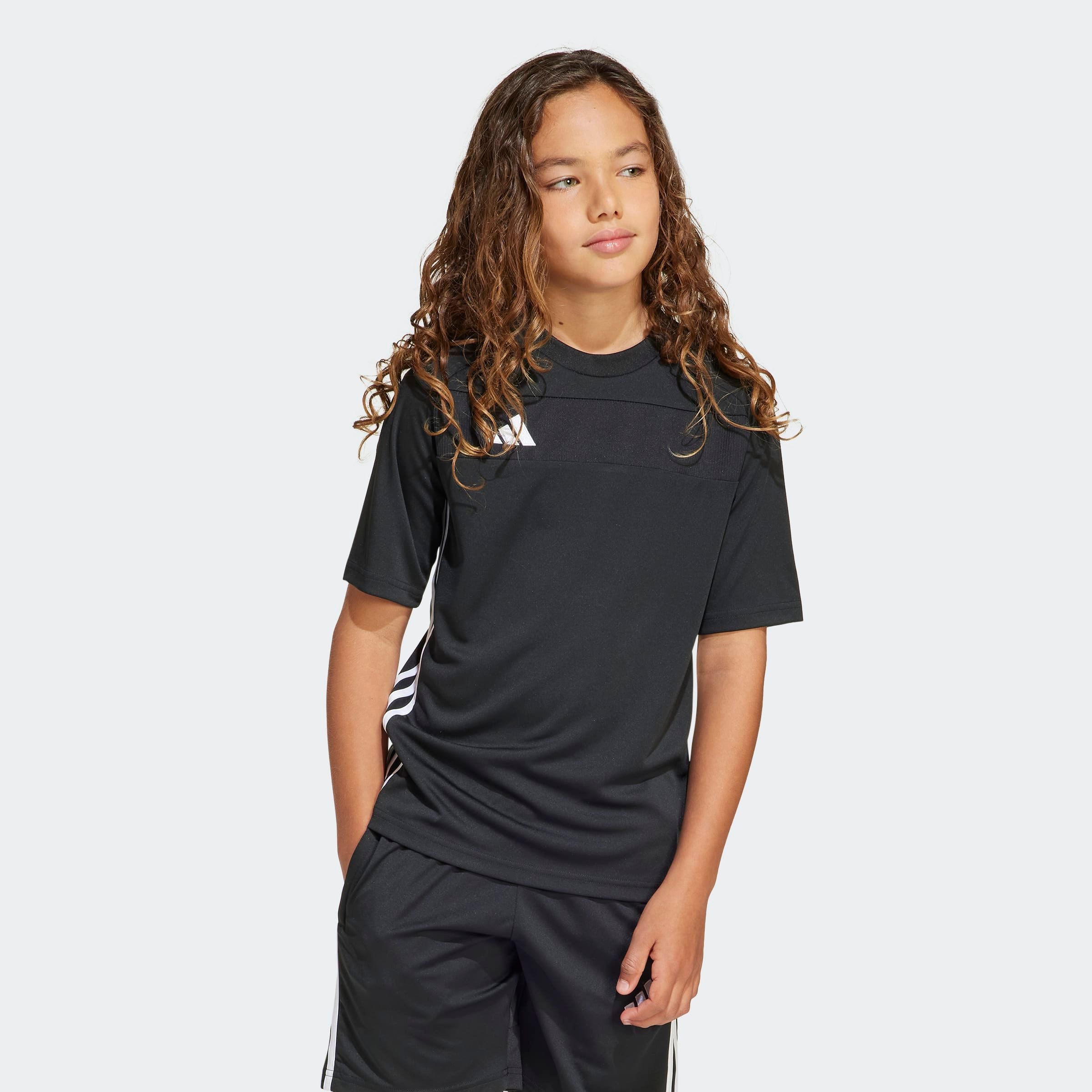 adidas Performance Fußballtrikot TIRO ES JSY Y Kinder Fußballtrikot, mit Rundhalsausschnitt, ohne Verschluss