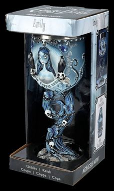 Figuren Shop GmbH Becher Kelch Corpse Bride - Emily - Nemesis Now Weinkelch Becher Merchandise, Kunststein (Polyresin), Edelstahl