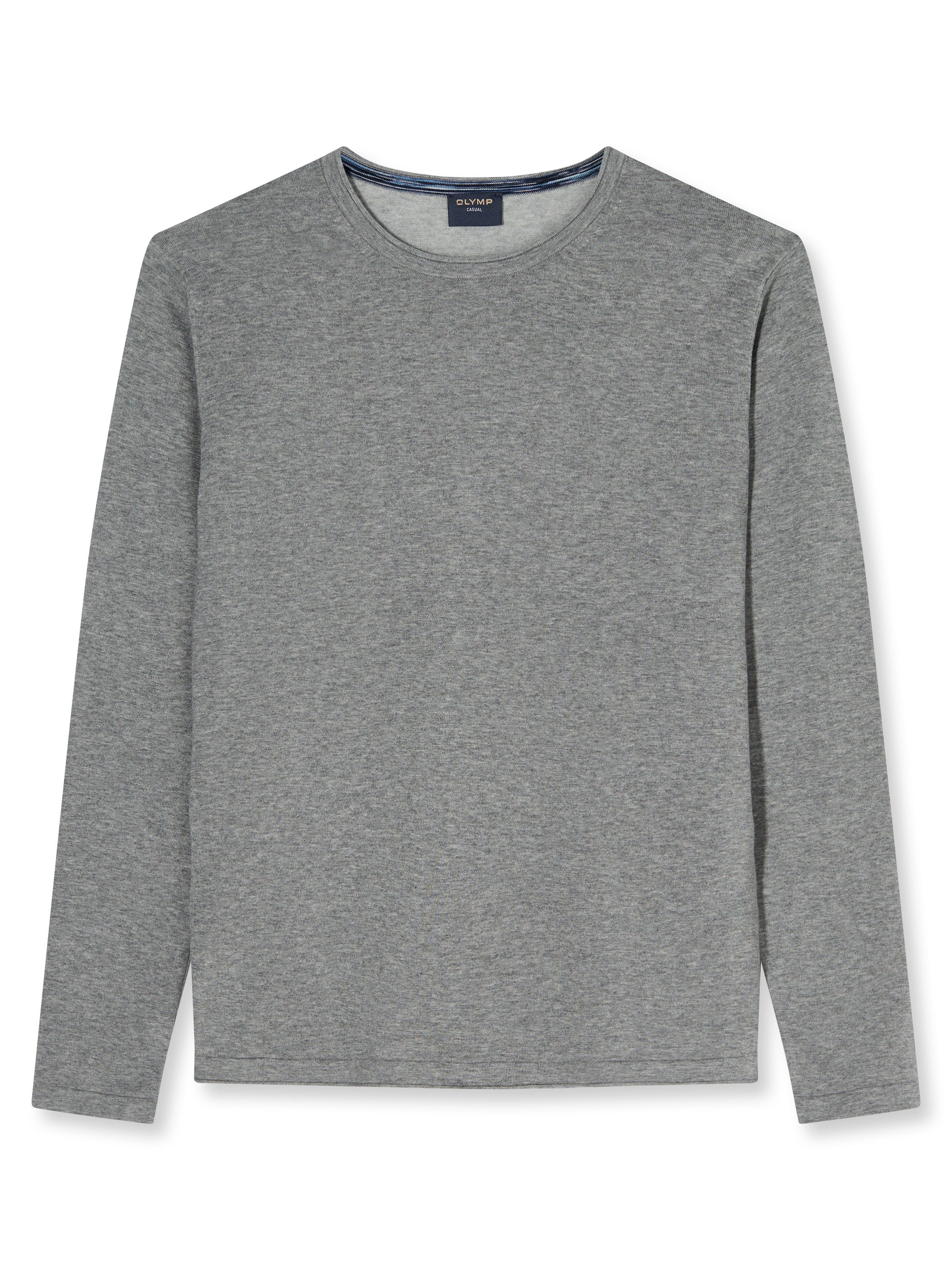 Rundhalspullover OLYMP Strick Casual