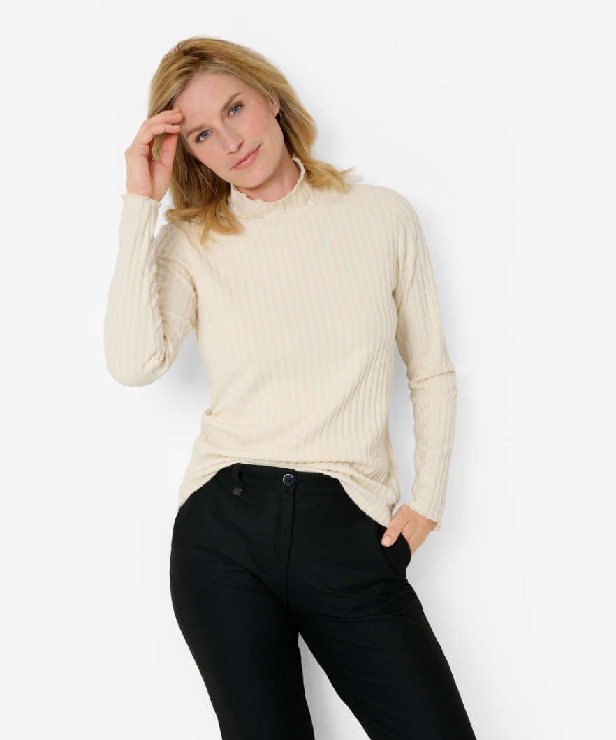 Brax Sweatshirt STYLE.CAMILLA, Langarmshirt softer Jersey-Qualität in