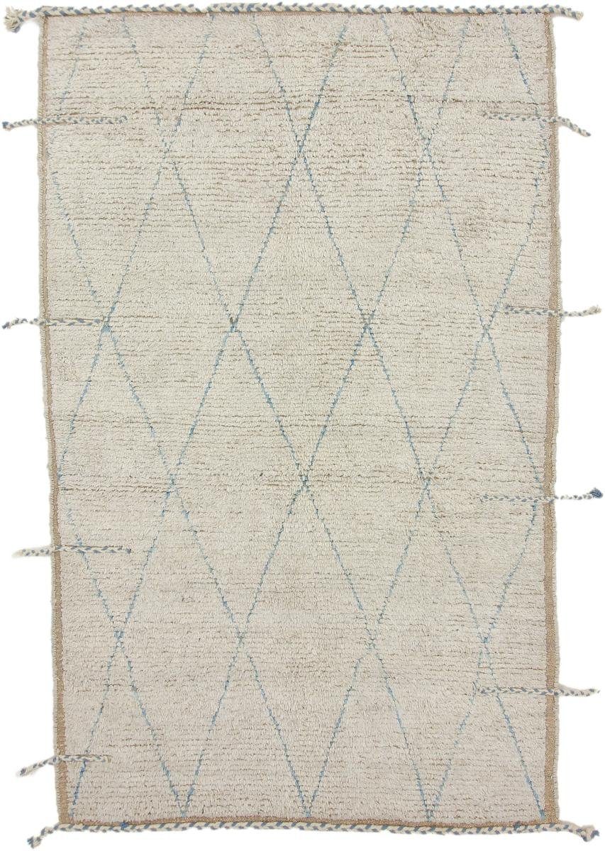 Orientteppich Berber Maroccan Design 153x248 Handgeknüpfter Moderner Orientteppich, Nain Trading, rechteckig, Höhe: 20 mm
