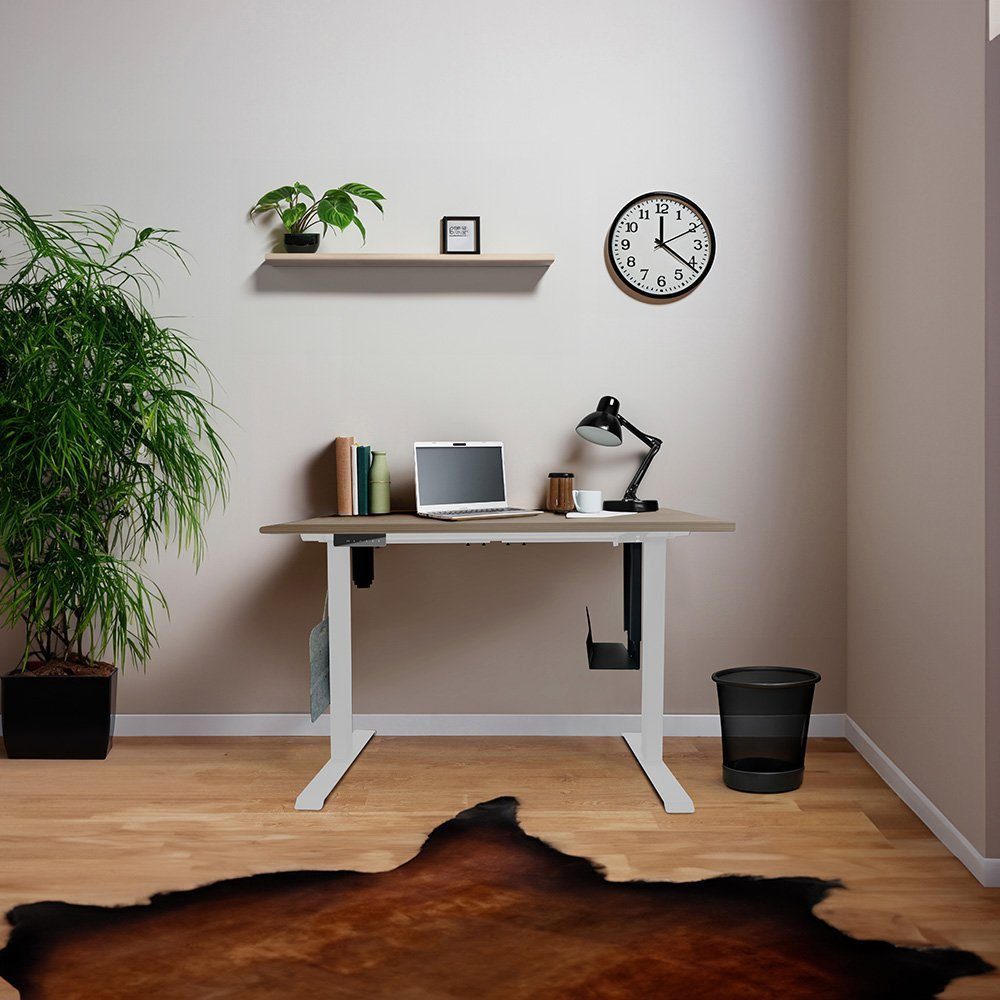 HOME DELUXE Schreibtisch Höhenverstellbarer Schreibtisch LUMINA günstig online kaufen
