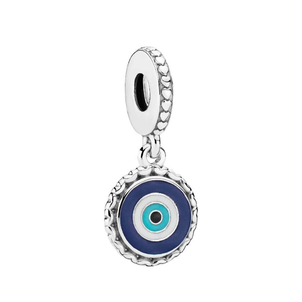 Pandora Charm-Einhänger 792018E009, Evil Eye, Schutz, Emaille, Auge