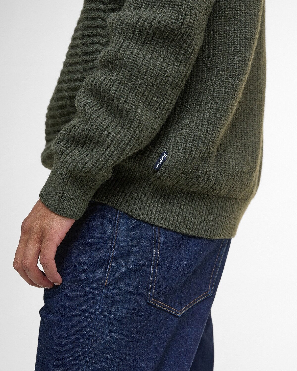 Barbour Strickpullover Rundhals-Pullover Cleveland