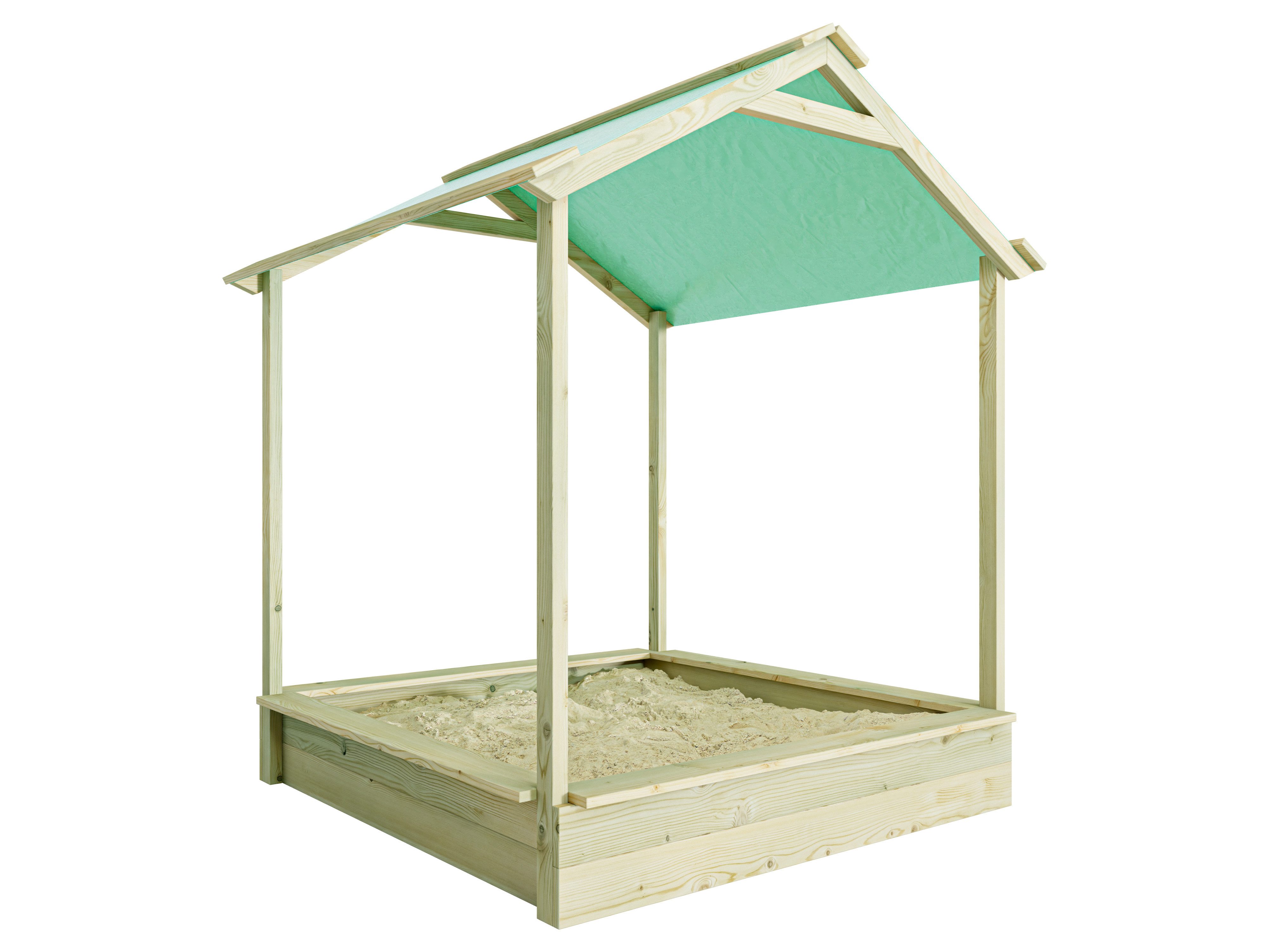 Belladoor Sandkasten Sandkasten mit Dach 16 mm KDI