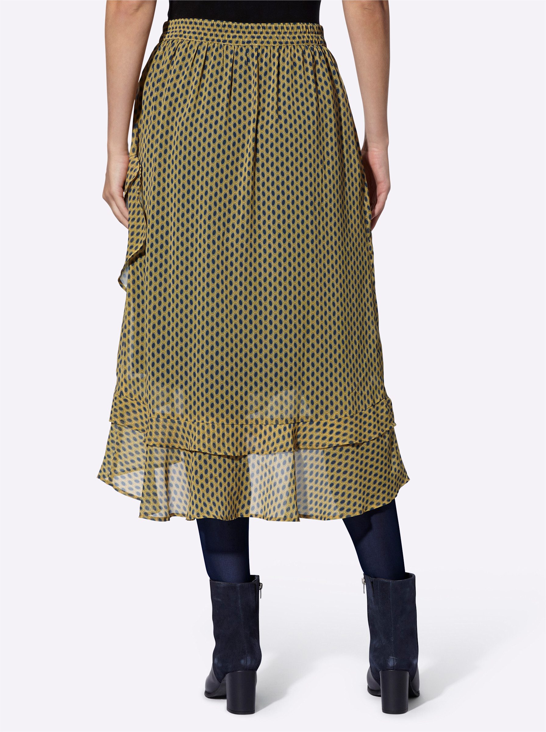 heine A-Linien-Rock Volantrock .