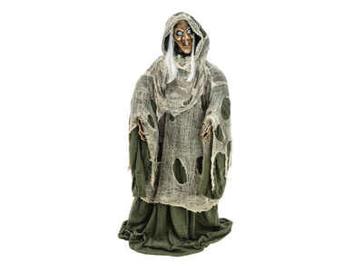 EUROPALMS Fantasy-Figur Halloween Hexe, grün, 145x70x66cm, •Einfach aufzubauen