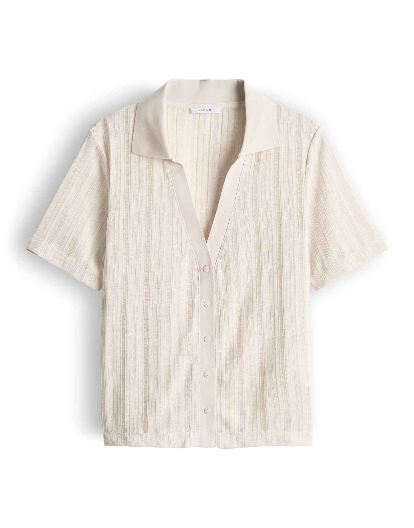 Kurzarmshirt Sugaha aus Jersey mit Lochstrukur