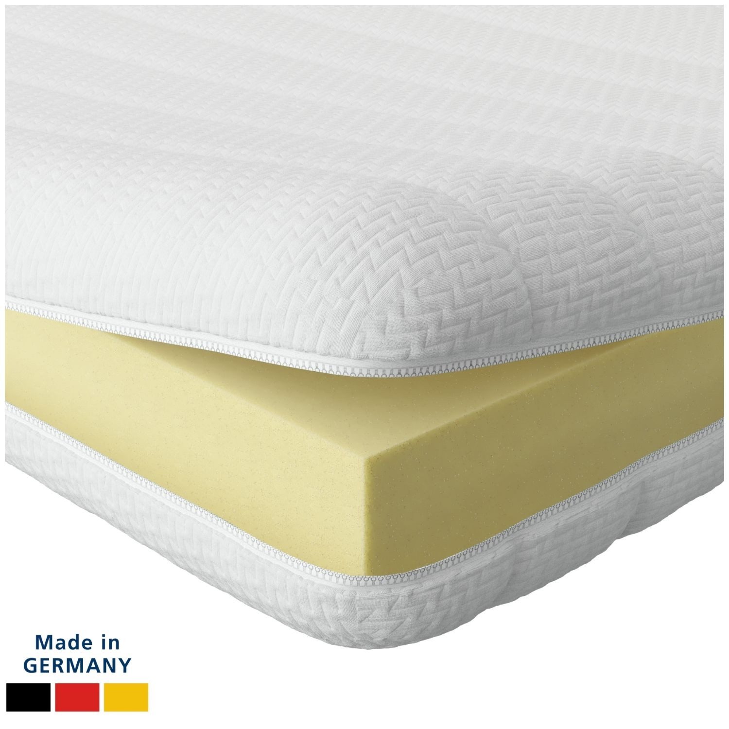 AM Qualitätsmatratzen, Цилиндр Visco, Viscoschaum Цилиндр, Weich & Anpassungsfähig, Memory Effekt, 6 cm hoch, Viscoschaum (6cm), 80x200 cm