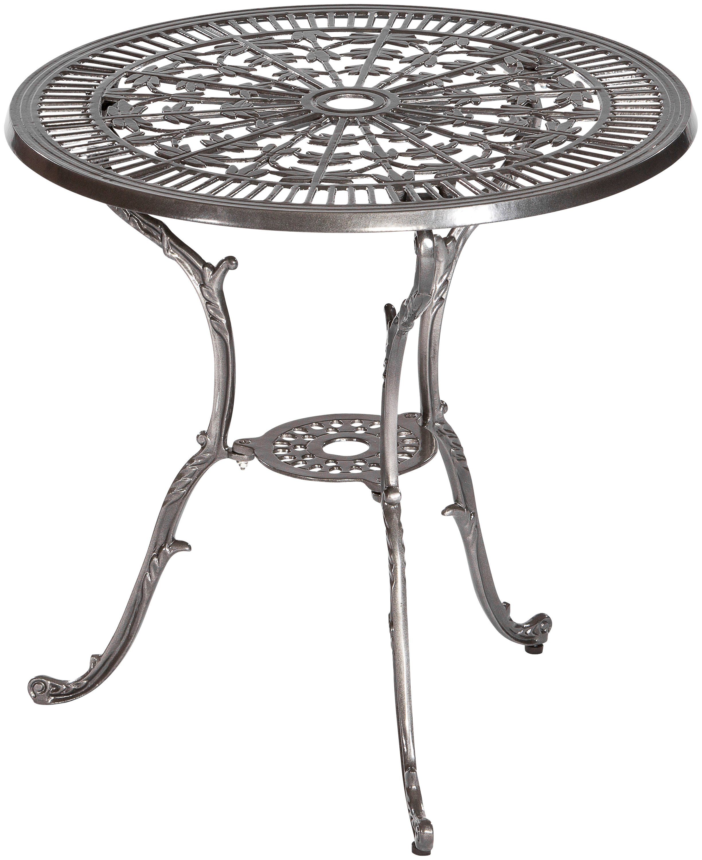 MERXX Gartentisch »Lugano«, Aluminium, Ø 70 cm, graphit online kaufen