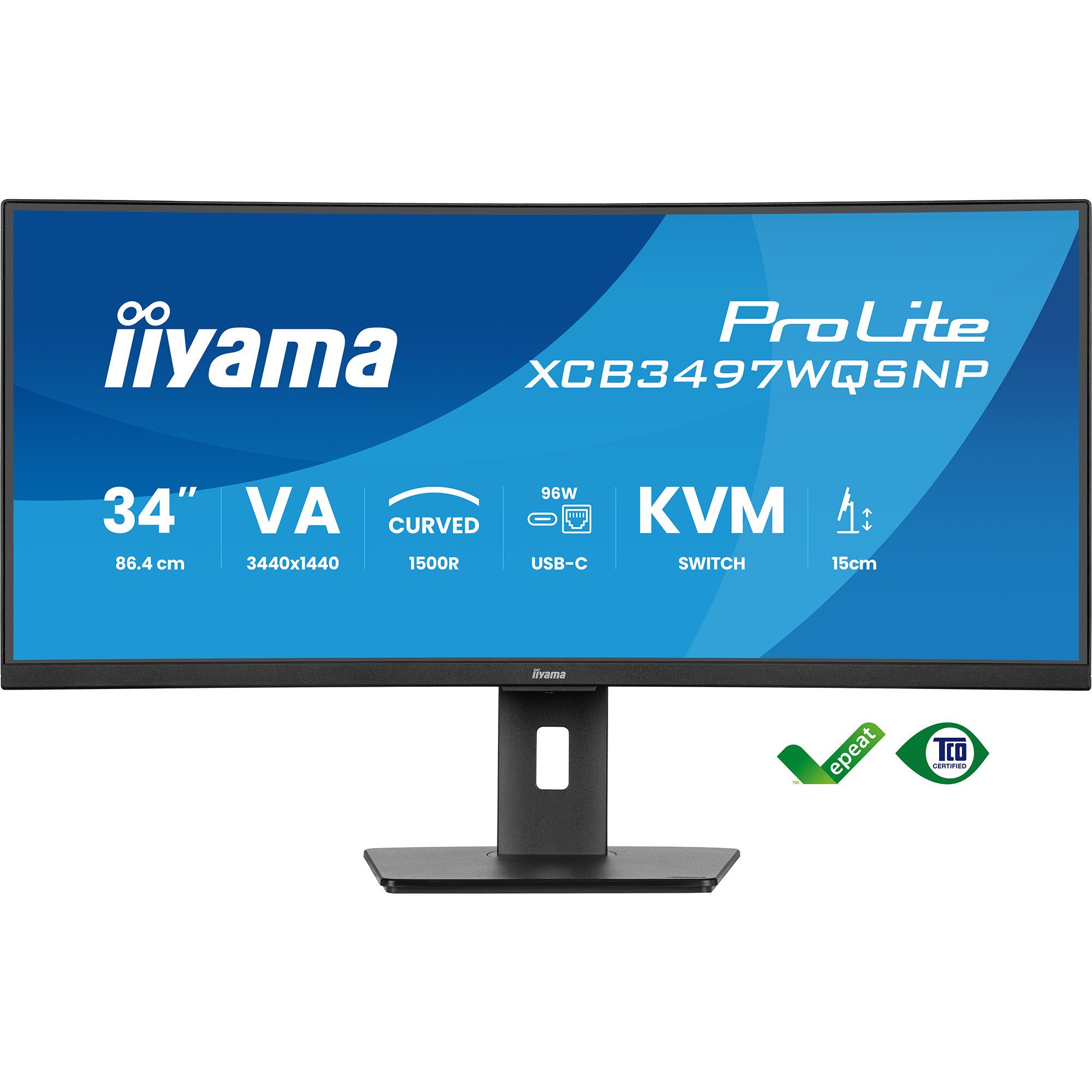 Iiyama iiyama ProLite XCB3497WQSNP-B1, LED-Monitor, TFT-Monitor (3440 x 1440 px)